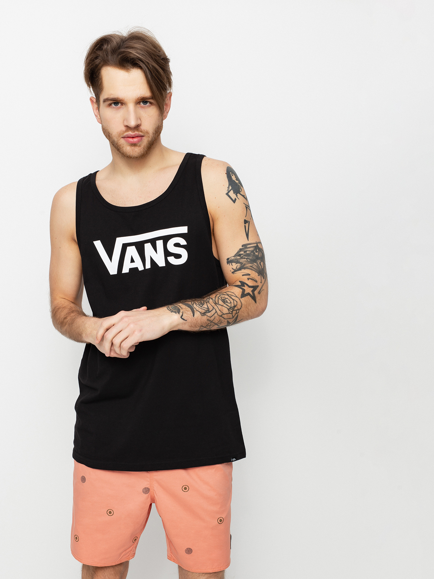 Vans Tank top Classic Tank (black/white)