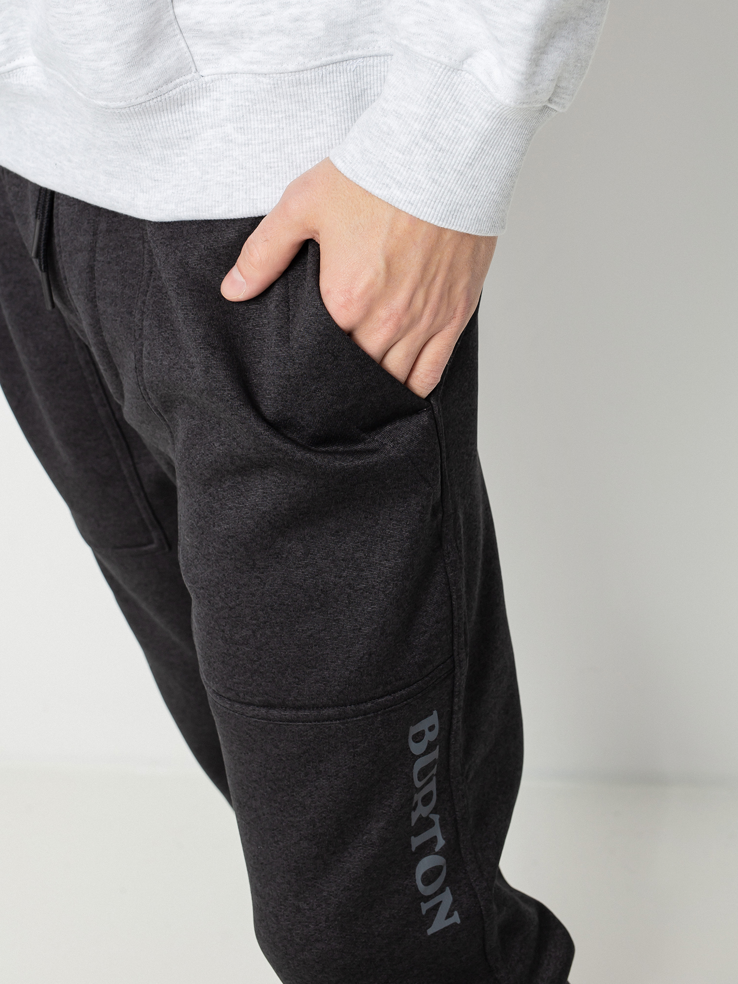 Burton Oak Fleece Pants (true black heather)
