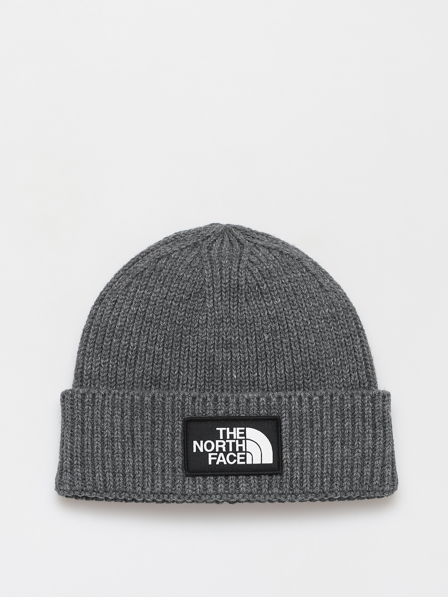 The North Face TNF Logo Box Short Beanie (tnf medium grey heather)
