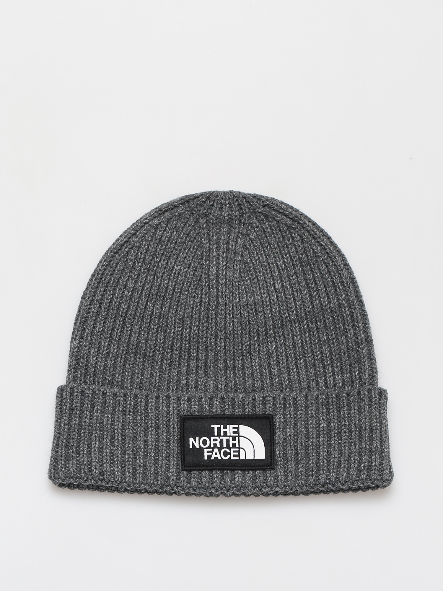 The North Face TNF Logo Box Beanie (tnf medium grey heather)