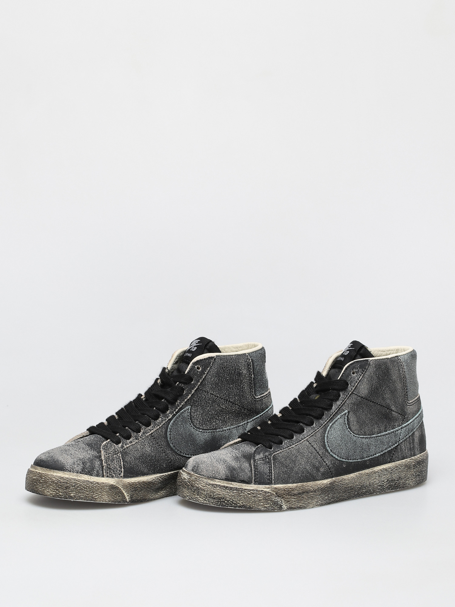 Nike Sb Zoom Blazer Mid Premium Shoes Black Light Dew Coconut Milk Light Dew