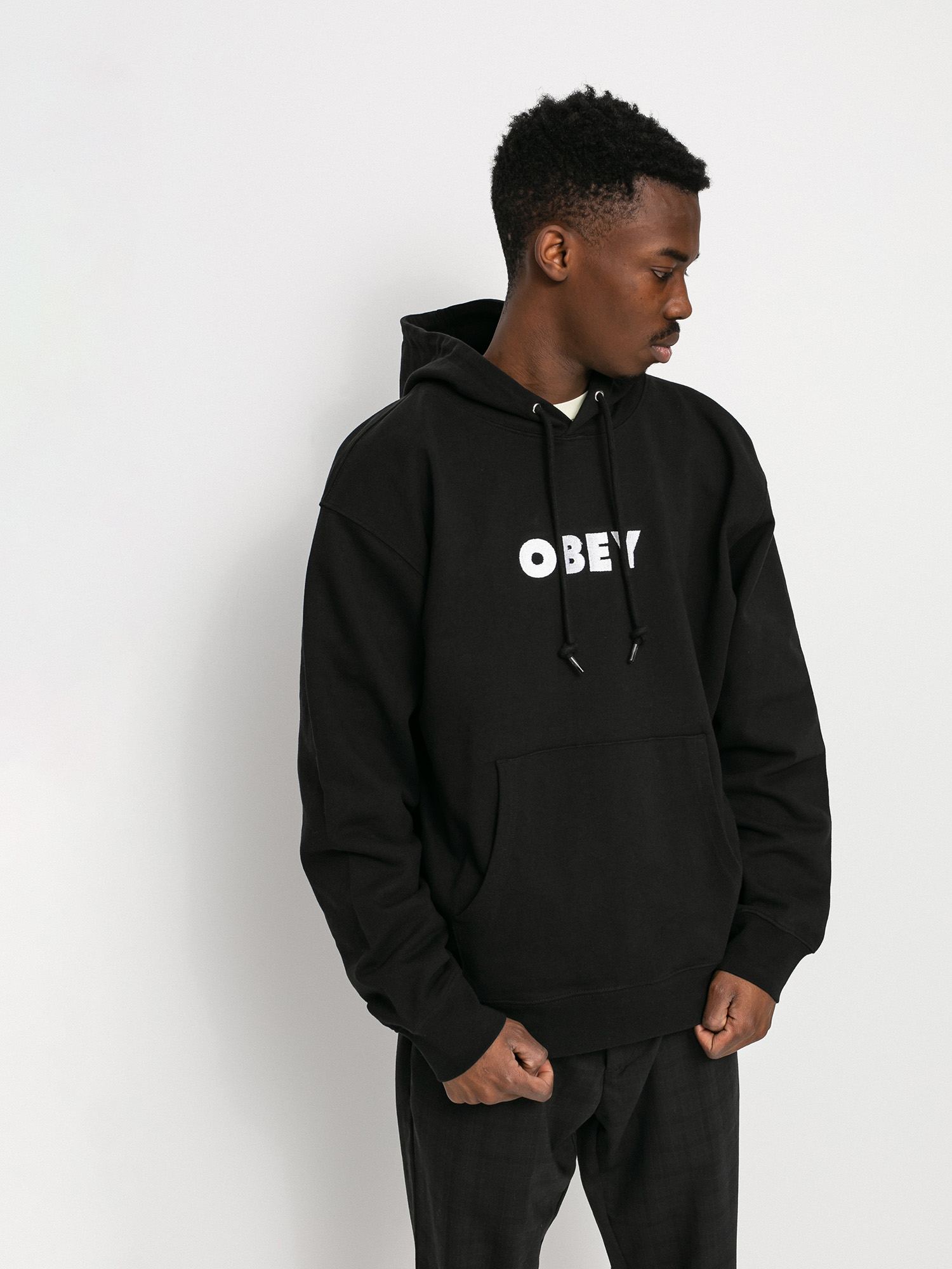 OBEY Logo HD Hoodie (black)