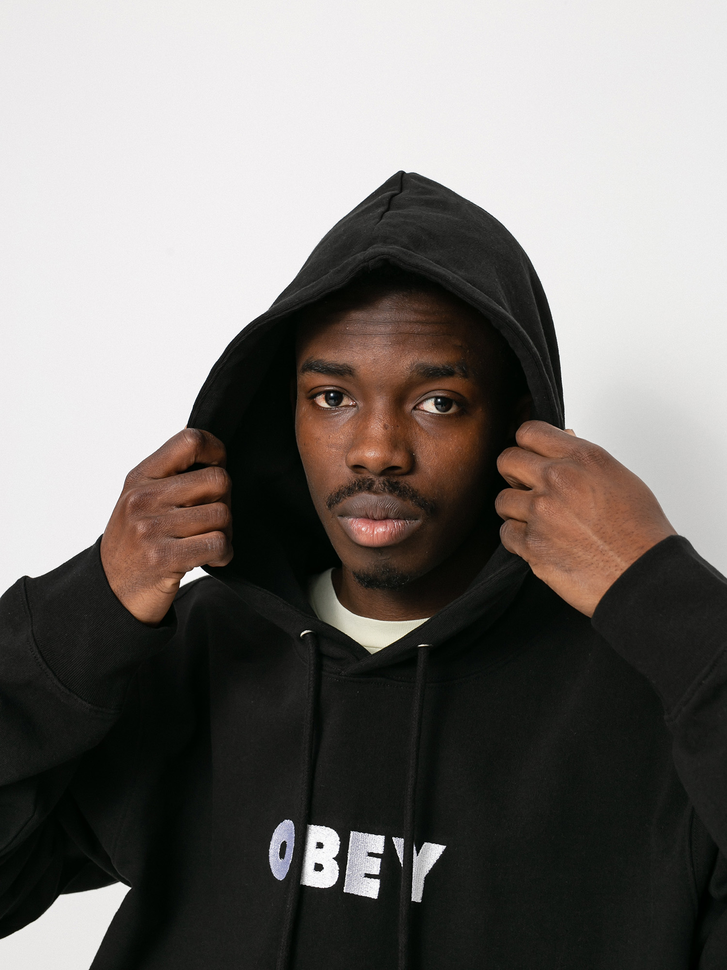 OBEY Logo HD Hoodie (black)