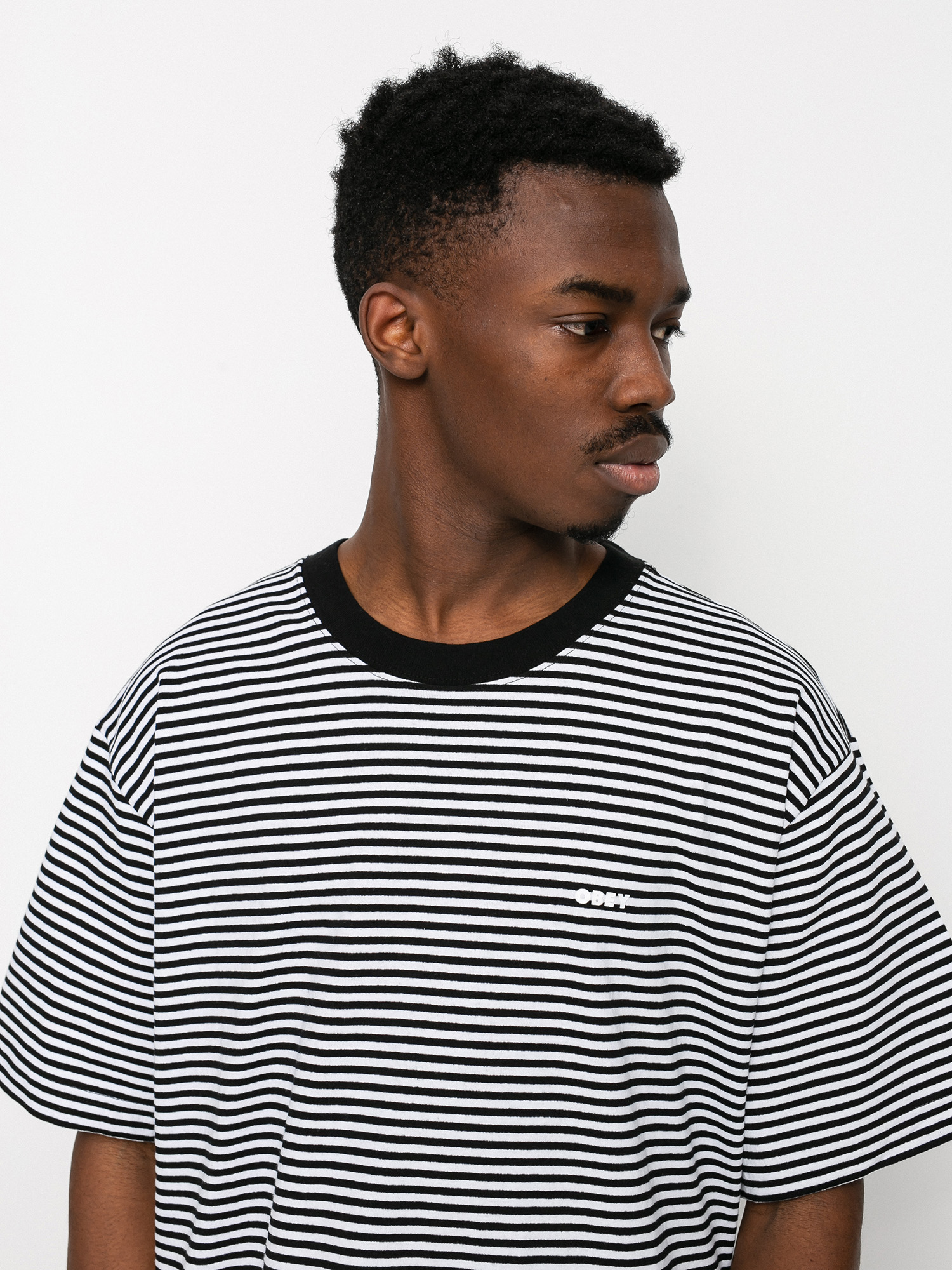 OBEY Ideals Organic Stripe T-shirt 