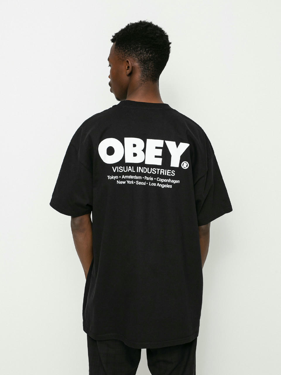 OBEY Visual Industries T-shirt (black)