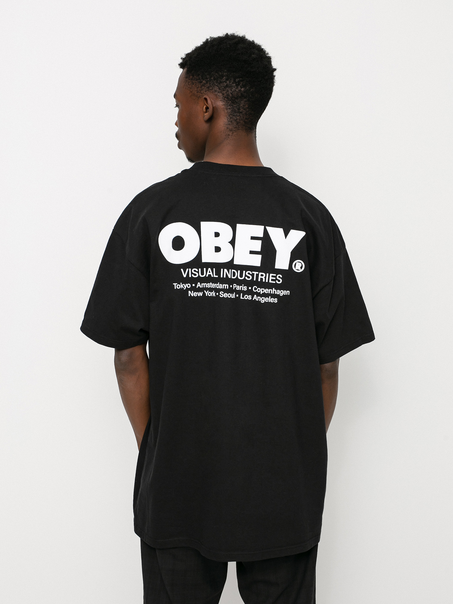 OBEY Visual Industries T-shirt (black)