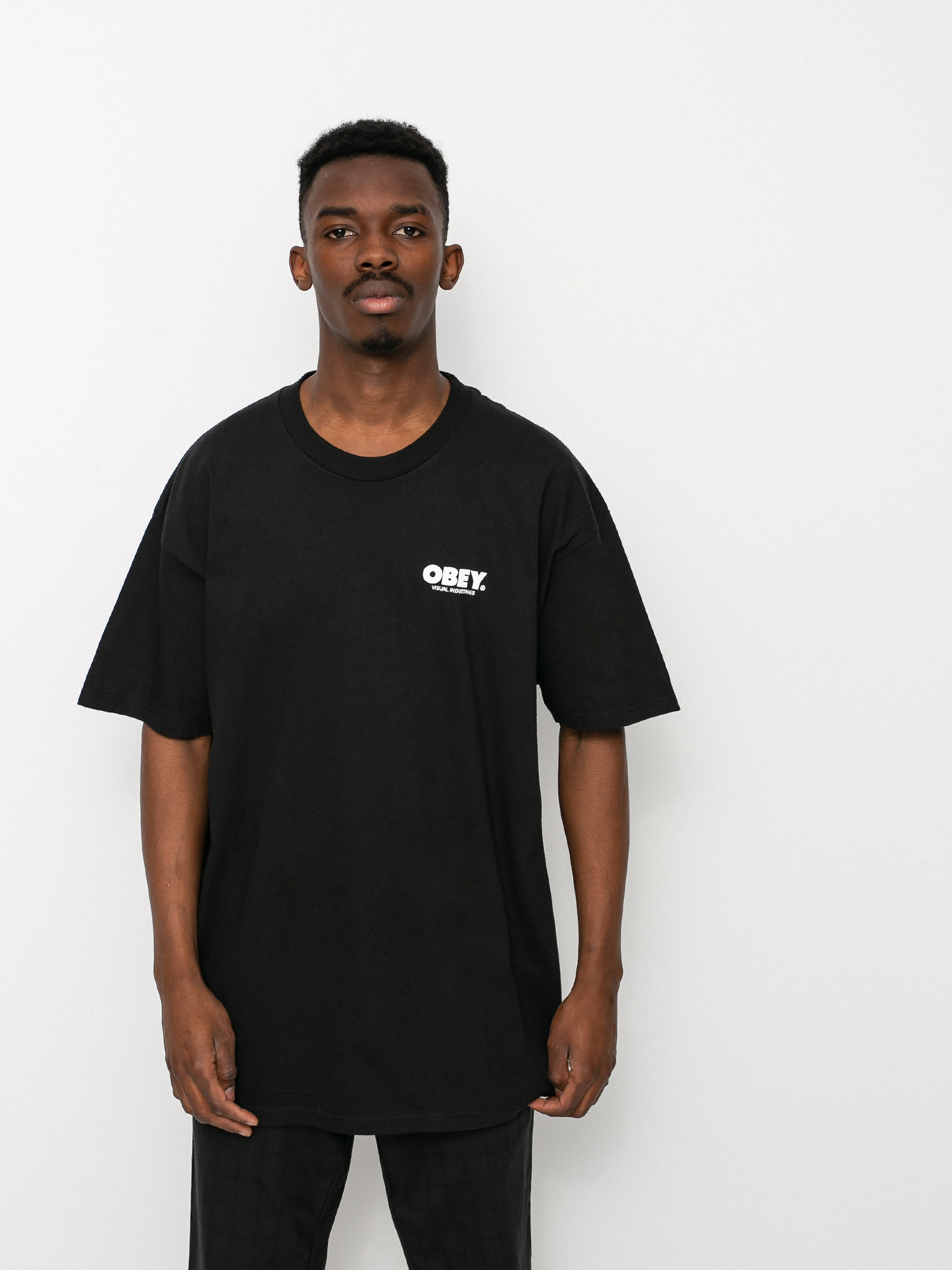 OBEY Visual Industries T-shirt (black)