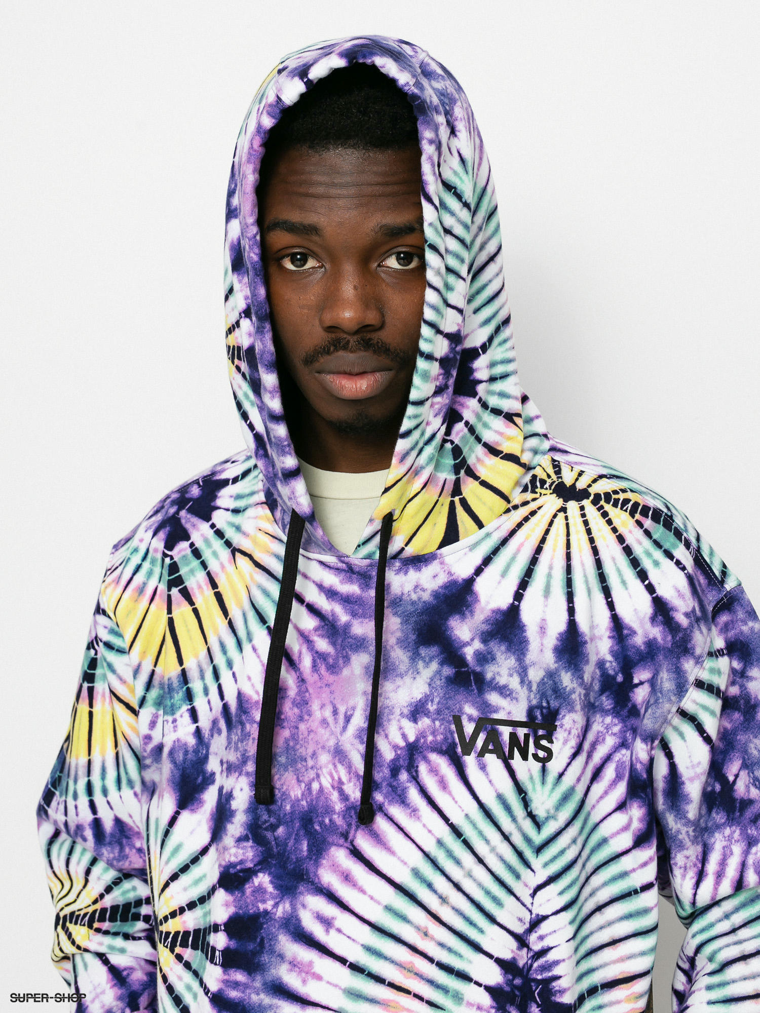 Vans blue clearance tie dye hoodie