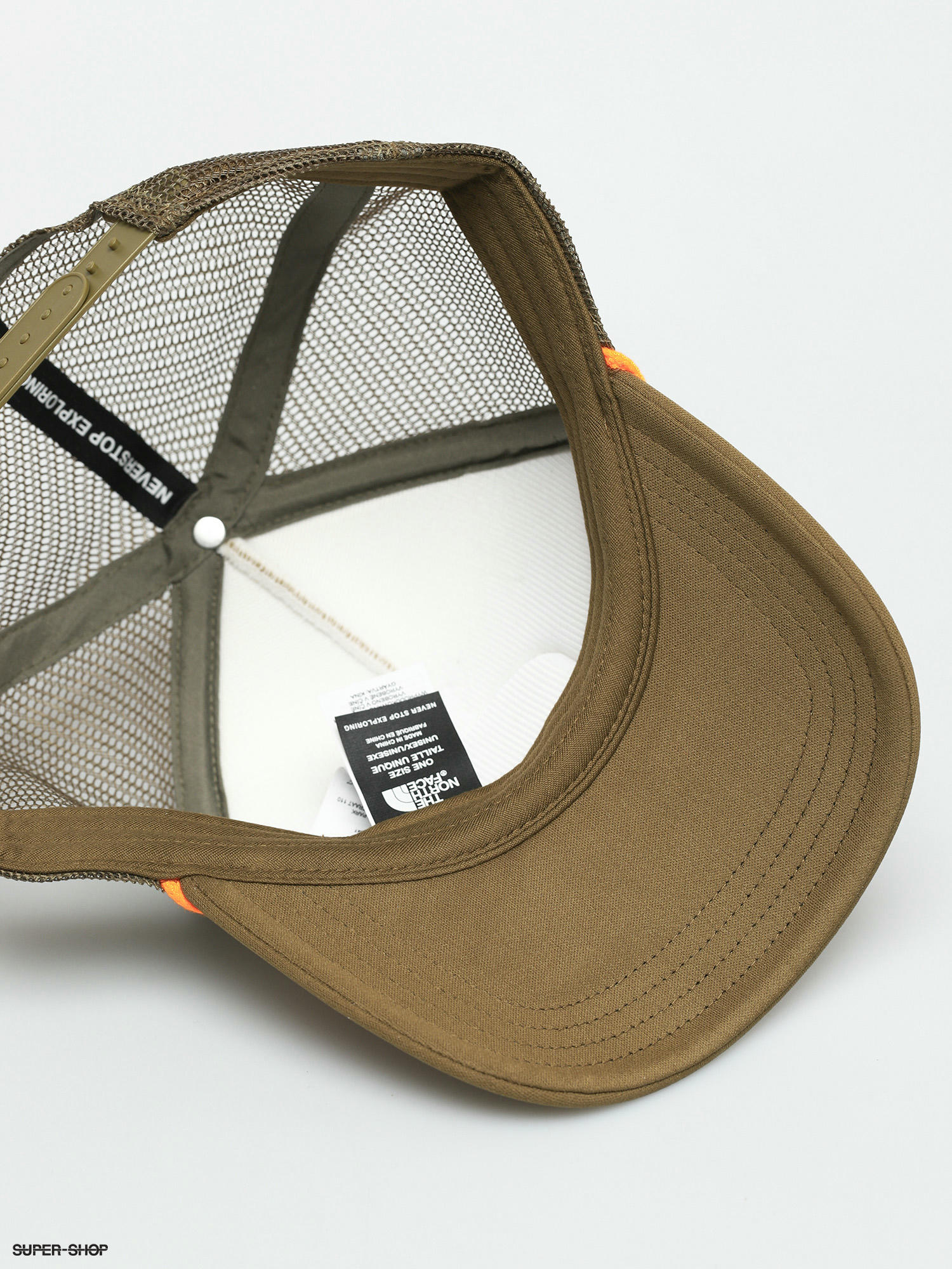 The North Face Valley Trucker Zd Cap Twill Beige Military Olive Flame