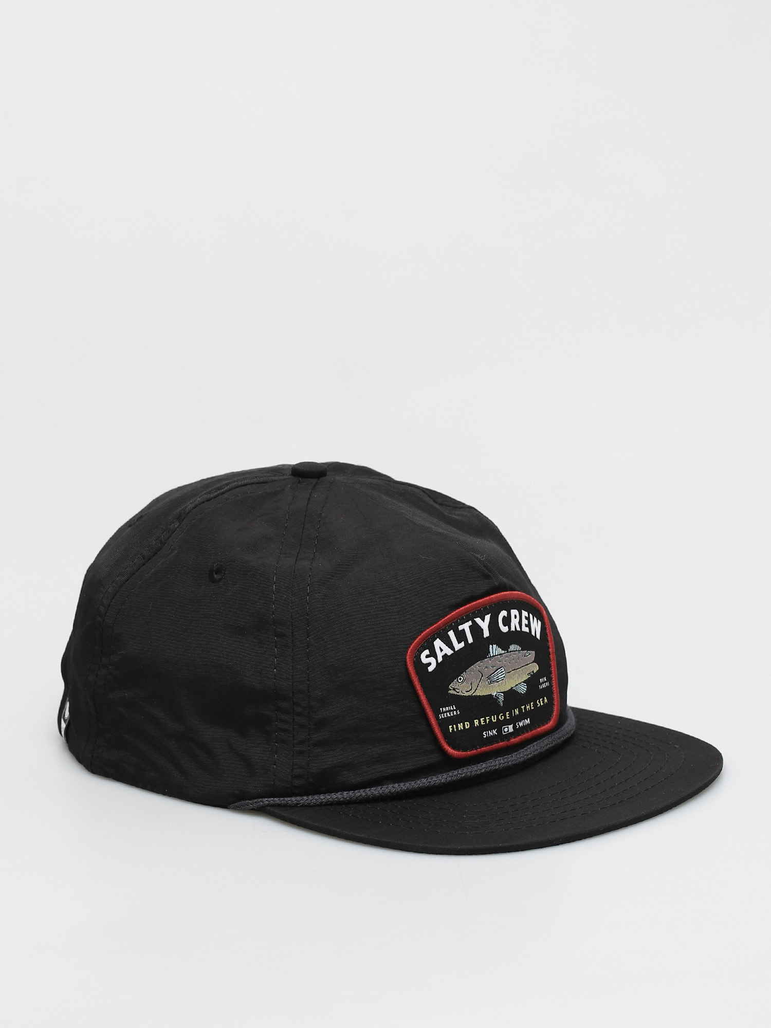 Salty Crew Creature 5 Panel ZD Cap (black)