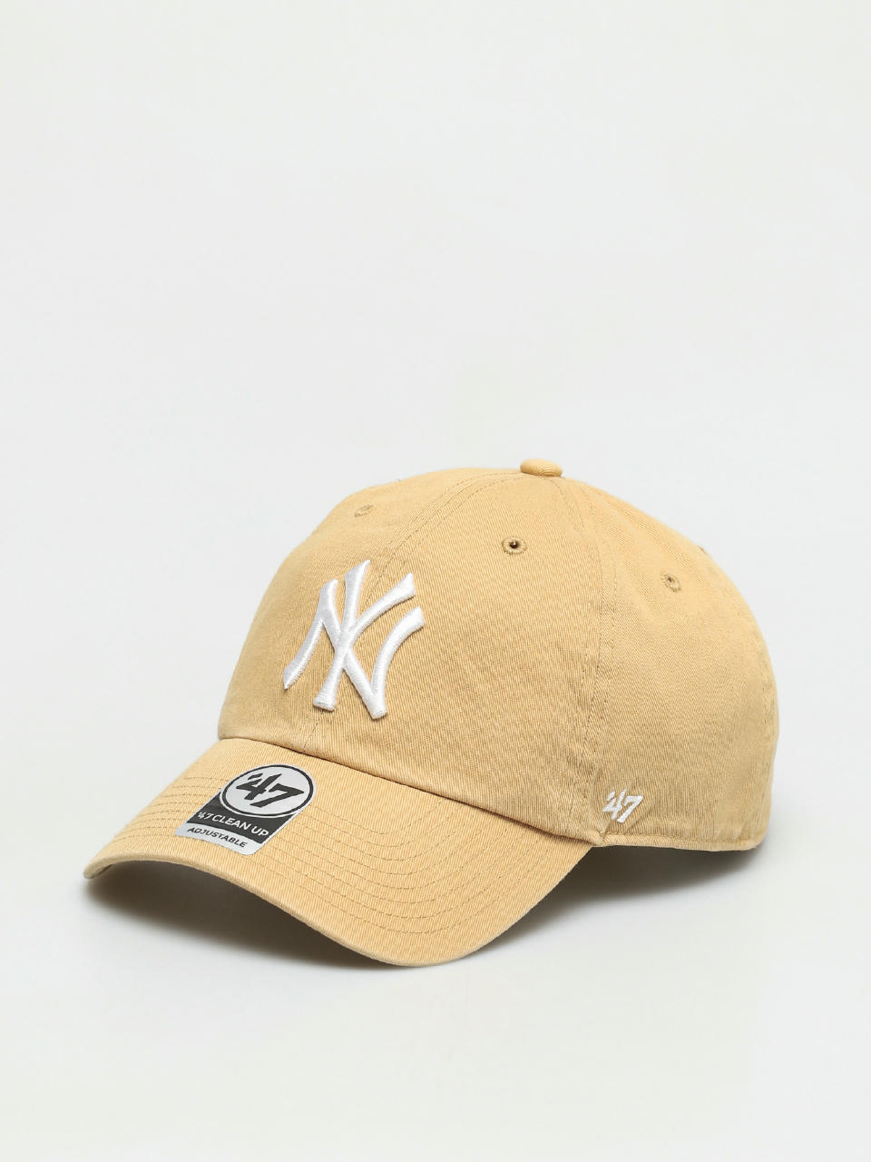 New York Yankees Yellow Gold 47 Brand Clean Up Dad Hat