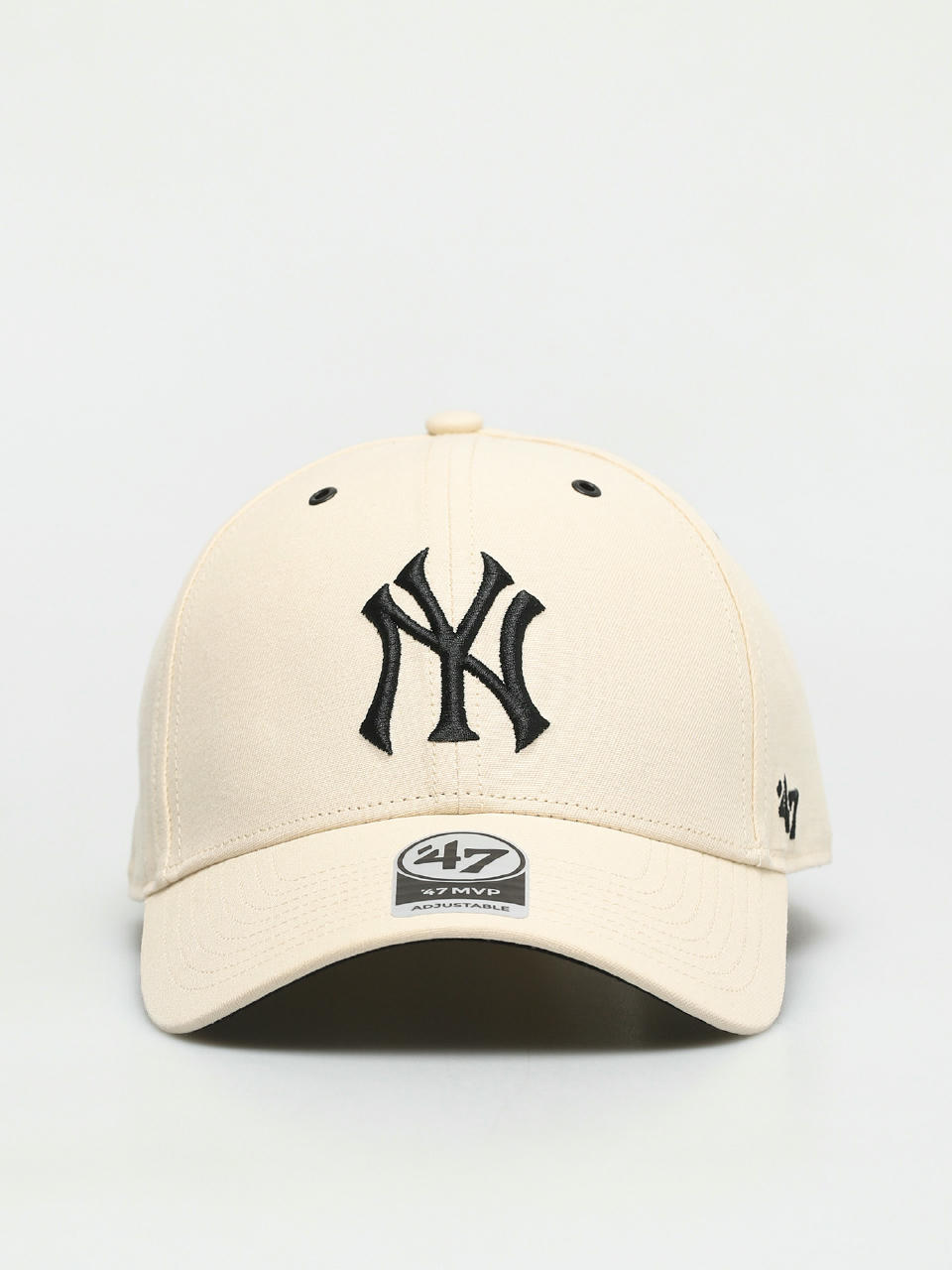 MLB New York Yankees MVP Snapback Cap Natural White Cream