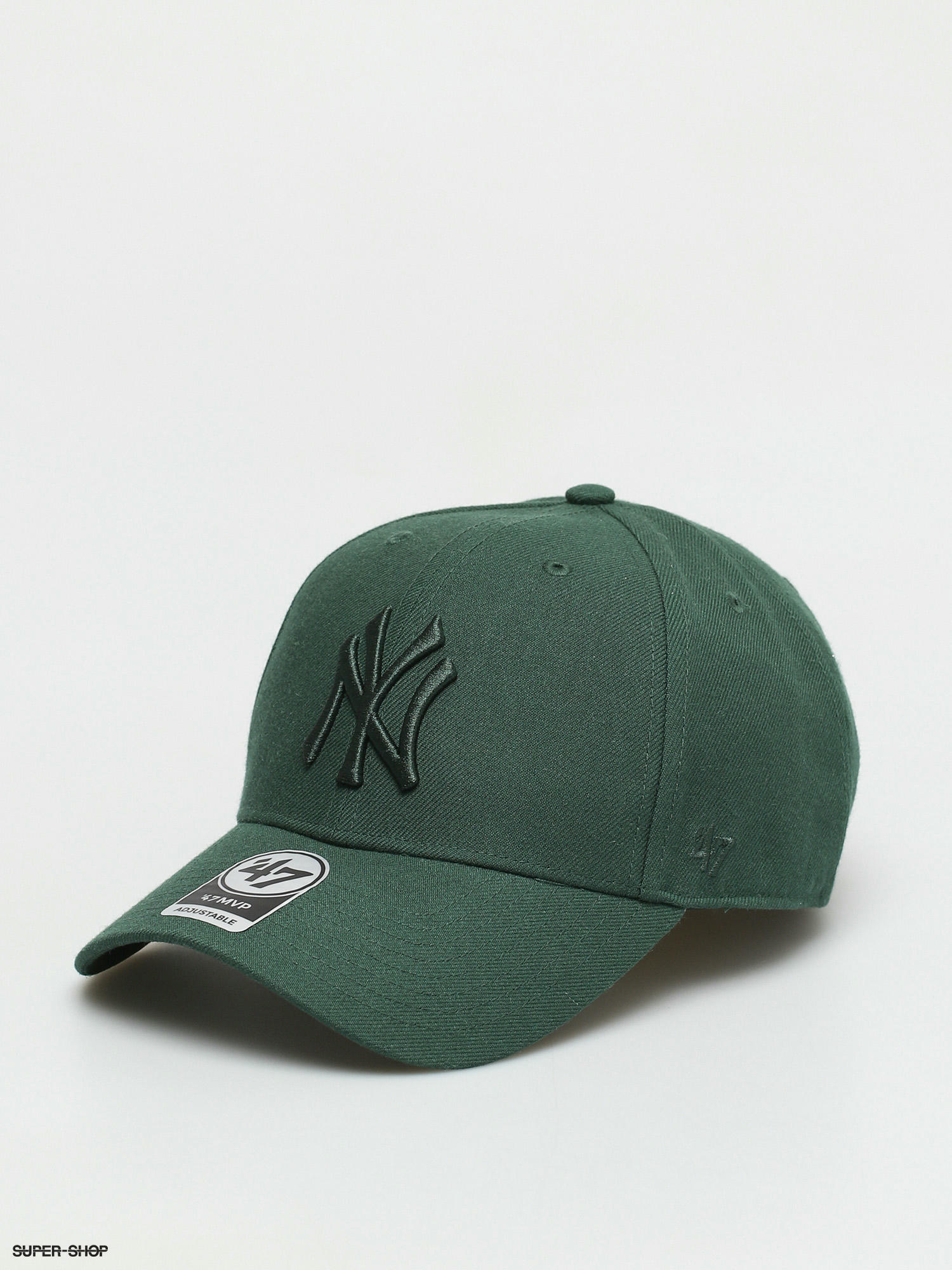 dark green yankees cap