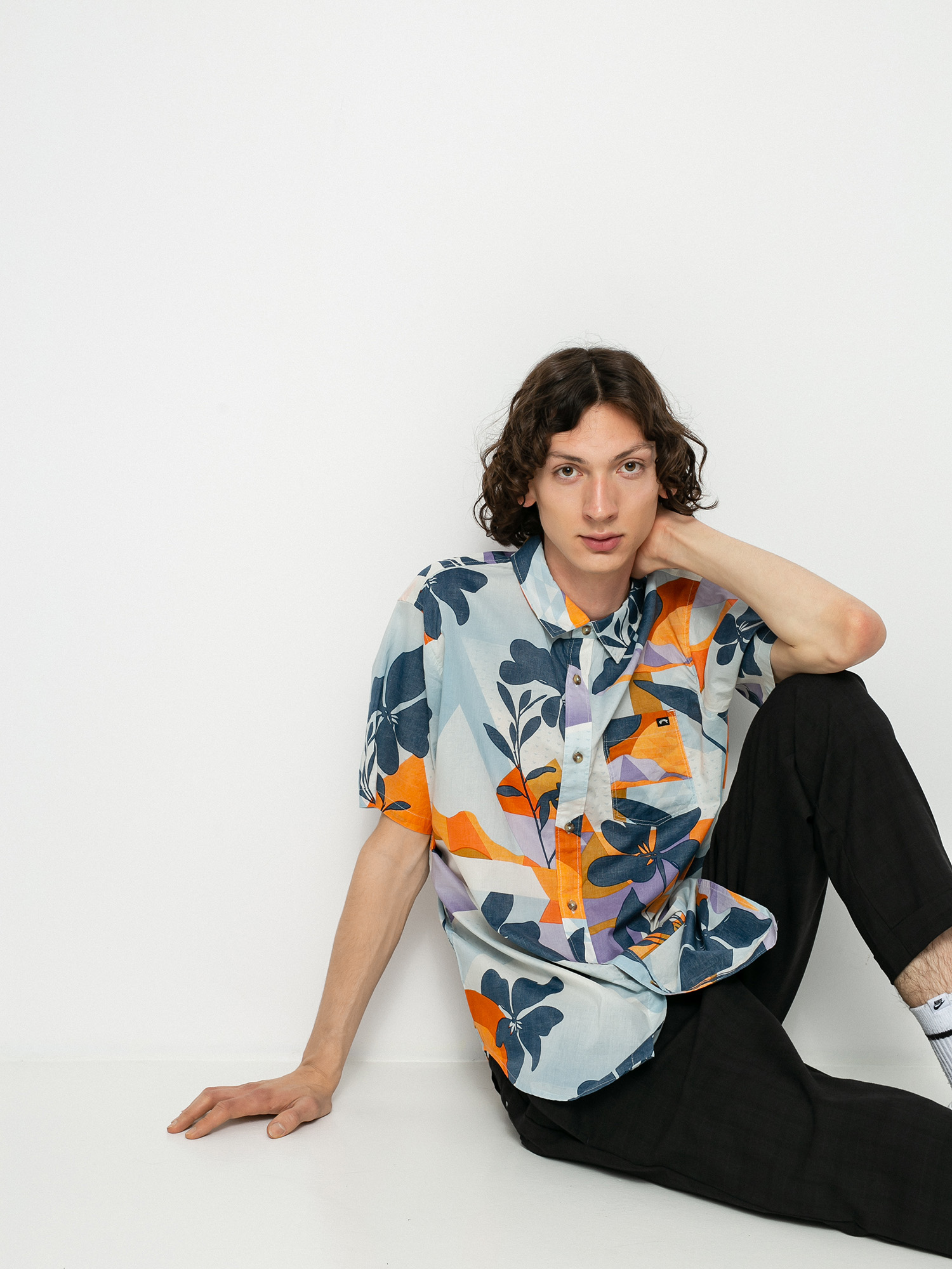 Billabong Sundays Floral Shirt (sky blue)