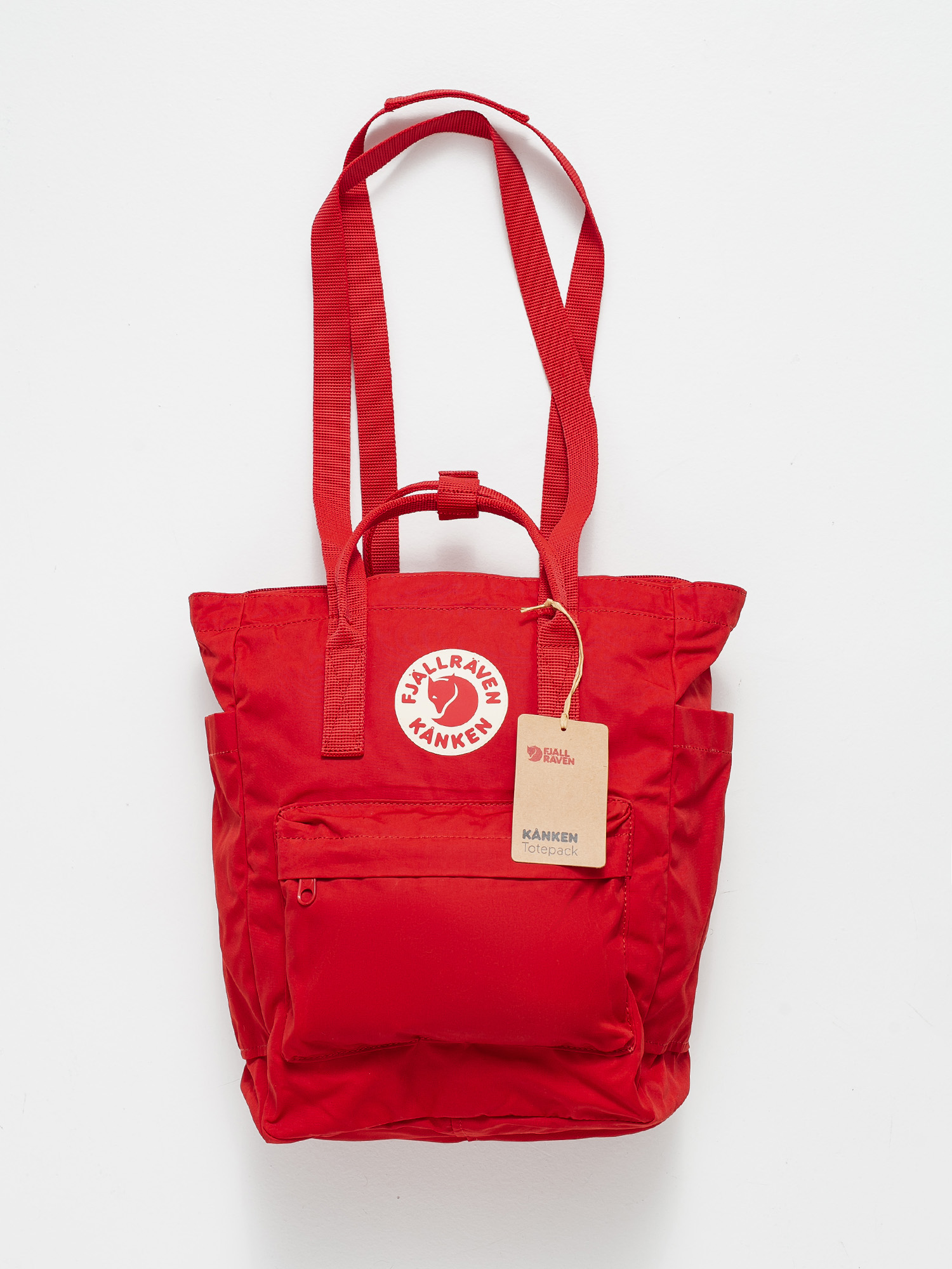 Fjallraven Kanken Totepack Bag (true red)