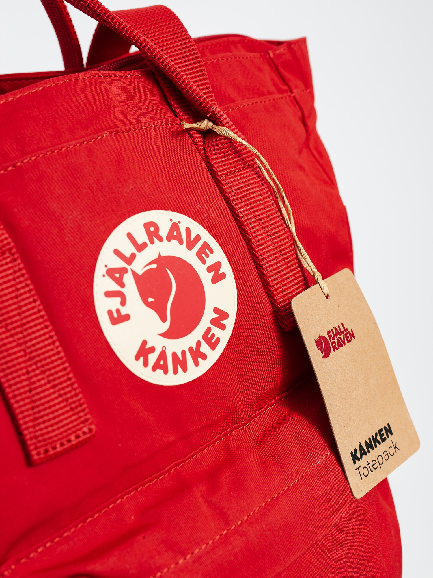 Fjallraven Kanken Totepack Bag (true red)