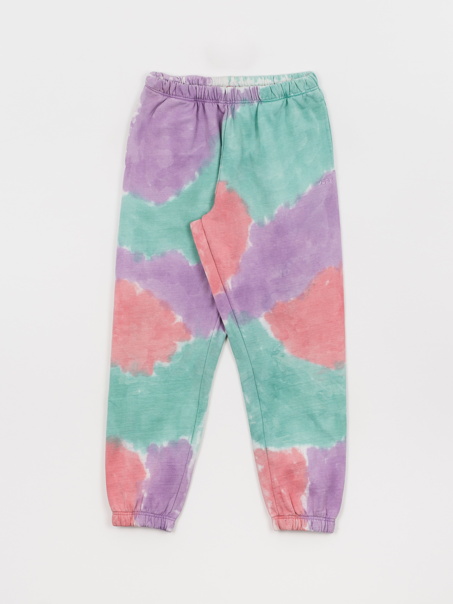 OBEY Sustainable Tie Dye Pants (purple nitro multi)