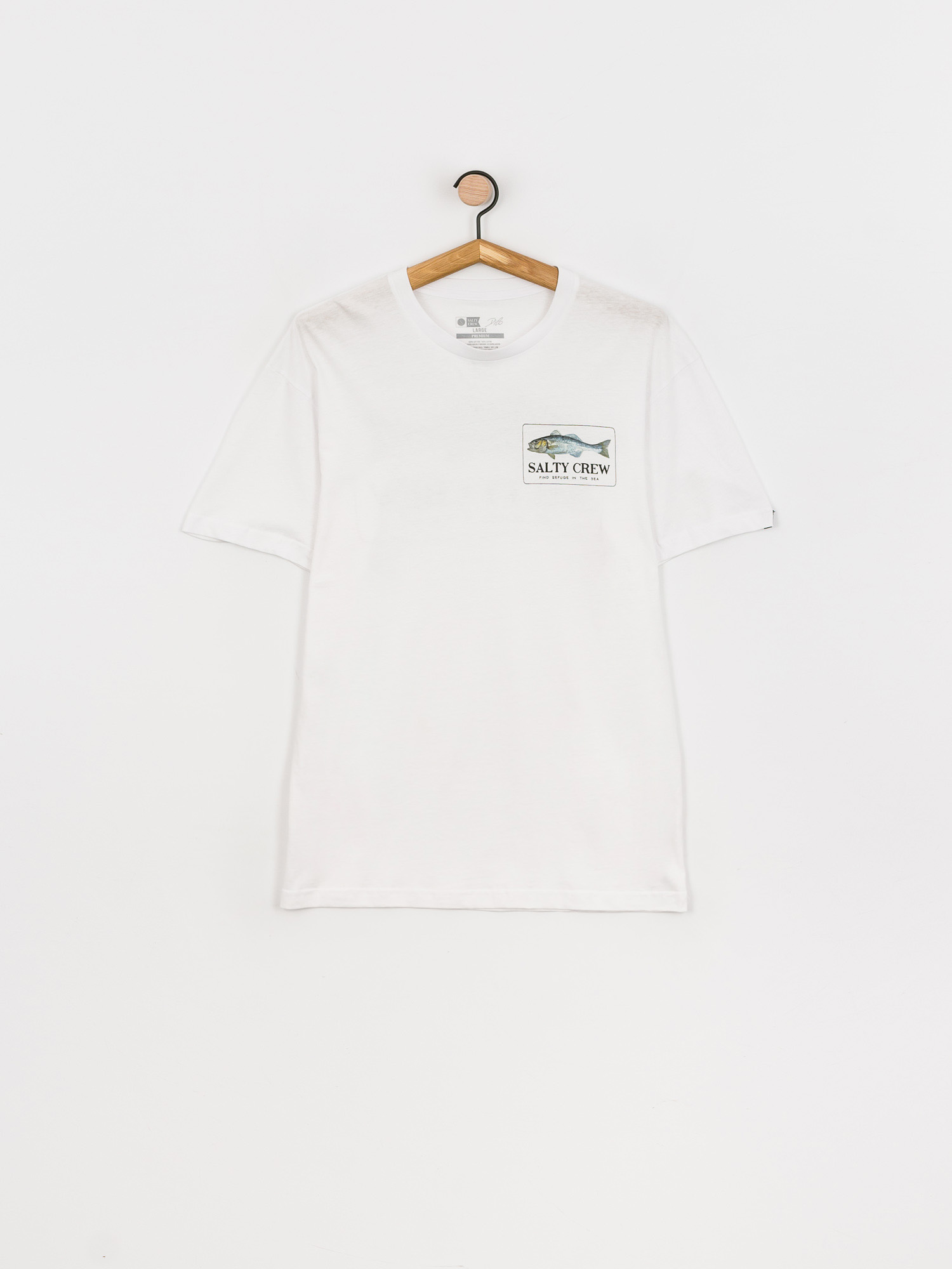 Salty Crew Branzino Premium Mens T-shirt (white)