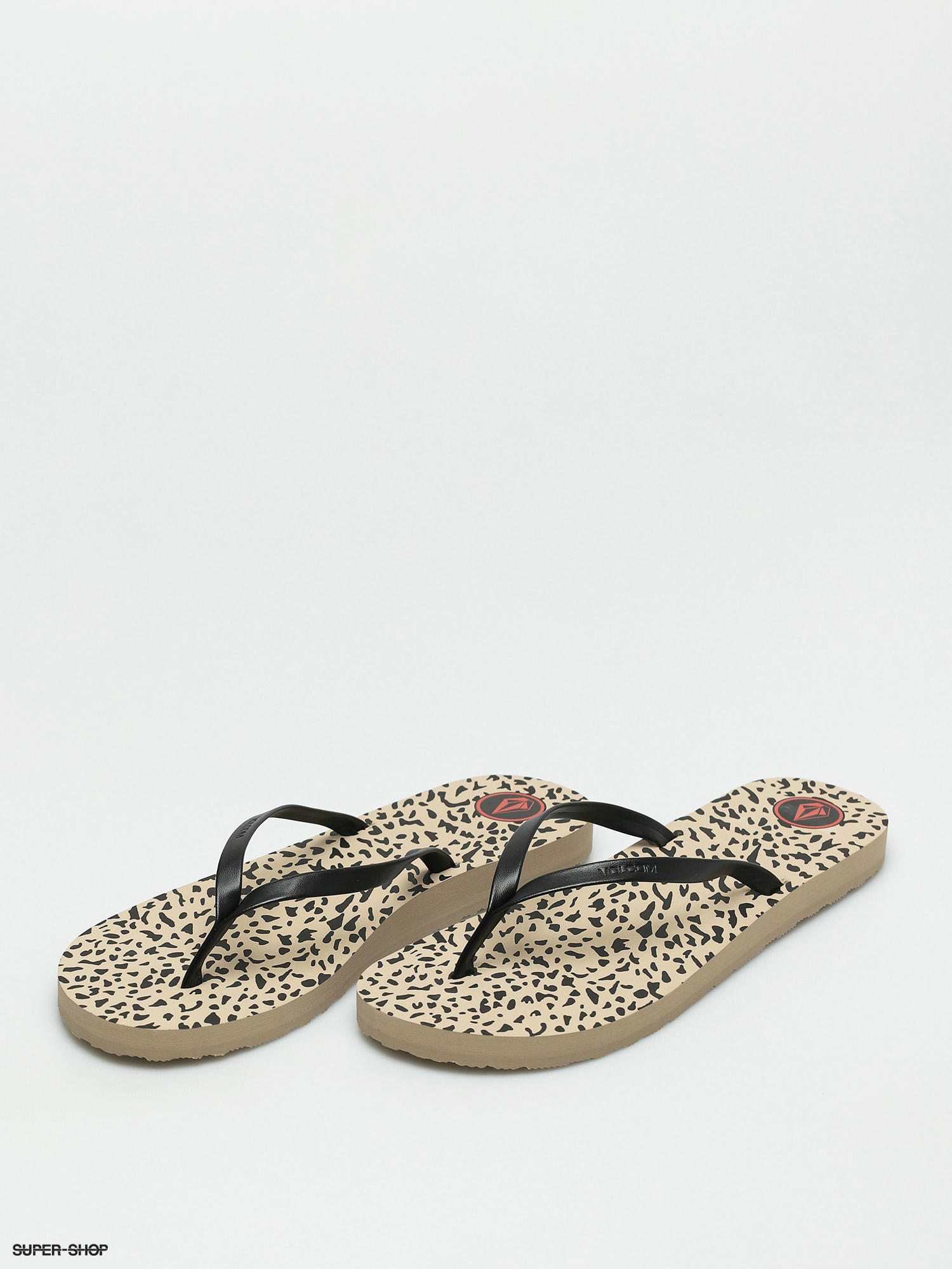 flip flops leopard print