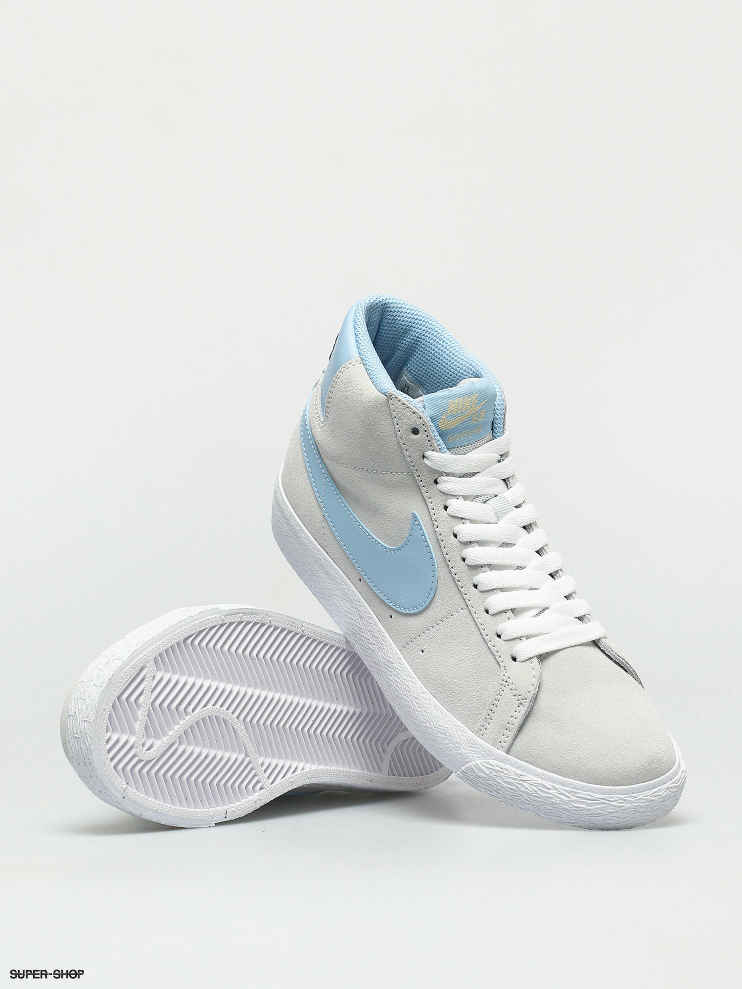 Nike SB Zoom Blazer Mid Shoes (photon dust/psychic blue photon dust)