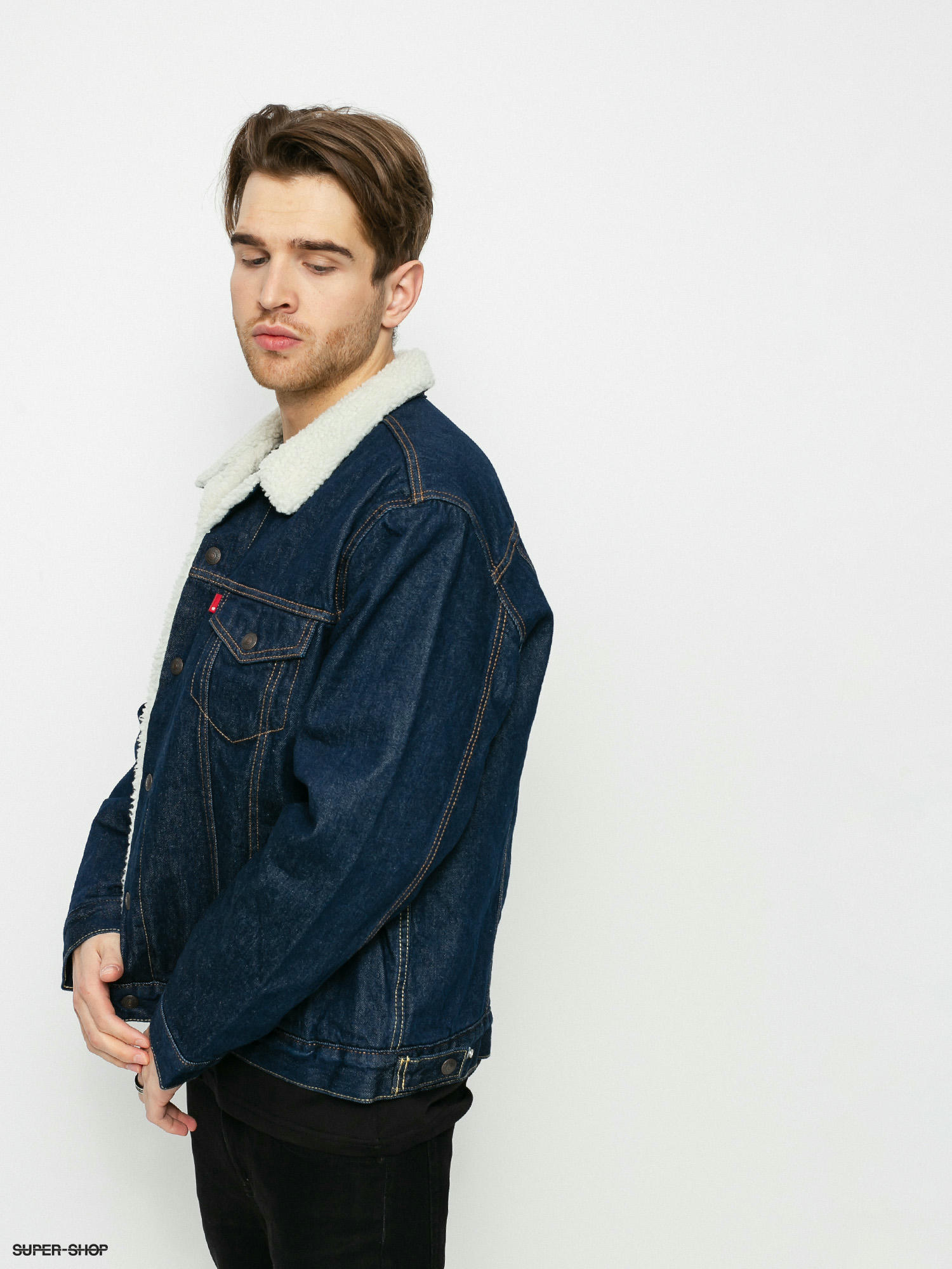 levis sherpa jacket rockridge