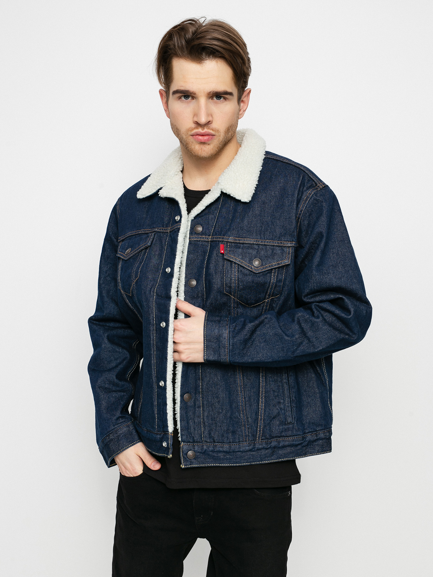 Levi's® Type 3 Sherpa Trucker Jacket (rockridge sherpa)