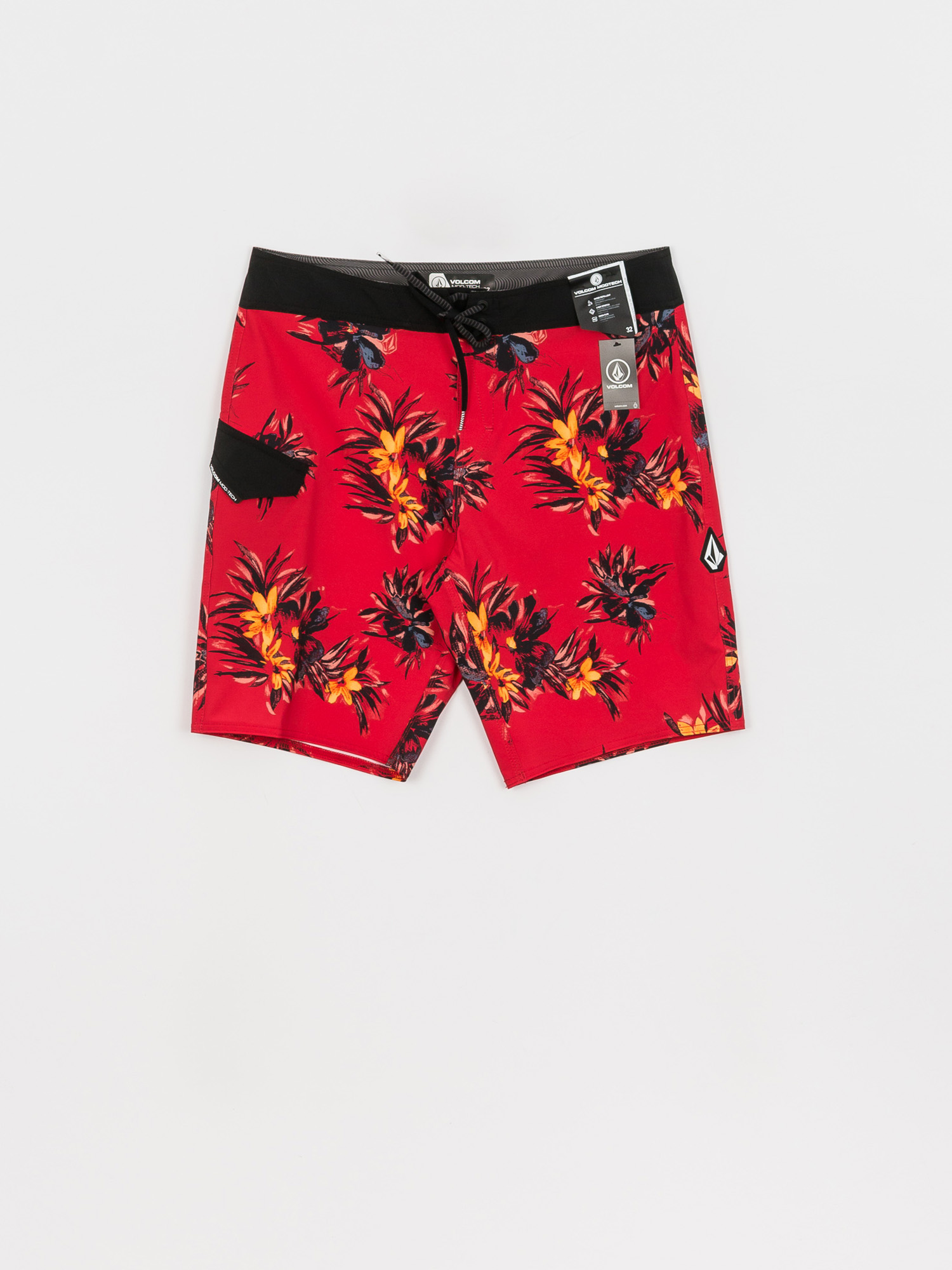 Volcom Mod Lido Prnt 20 Boardshorts (carmine red)