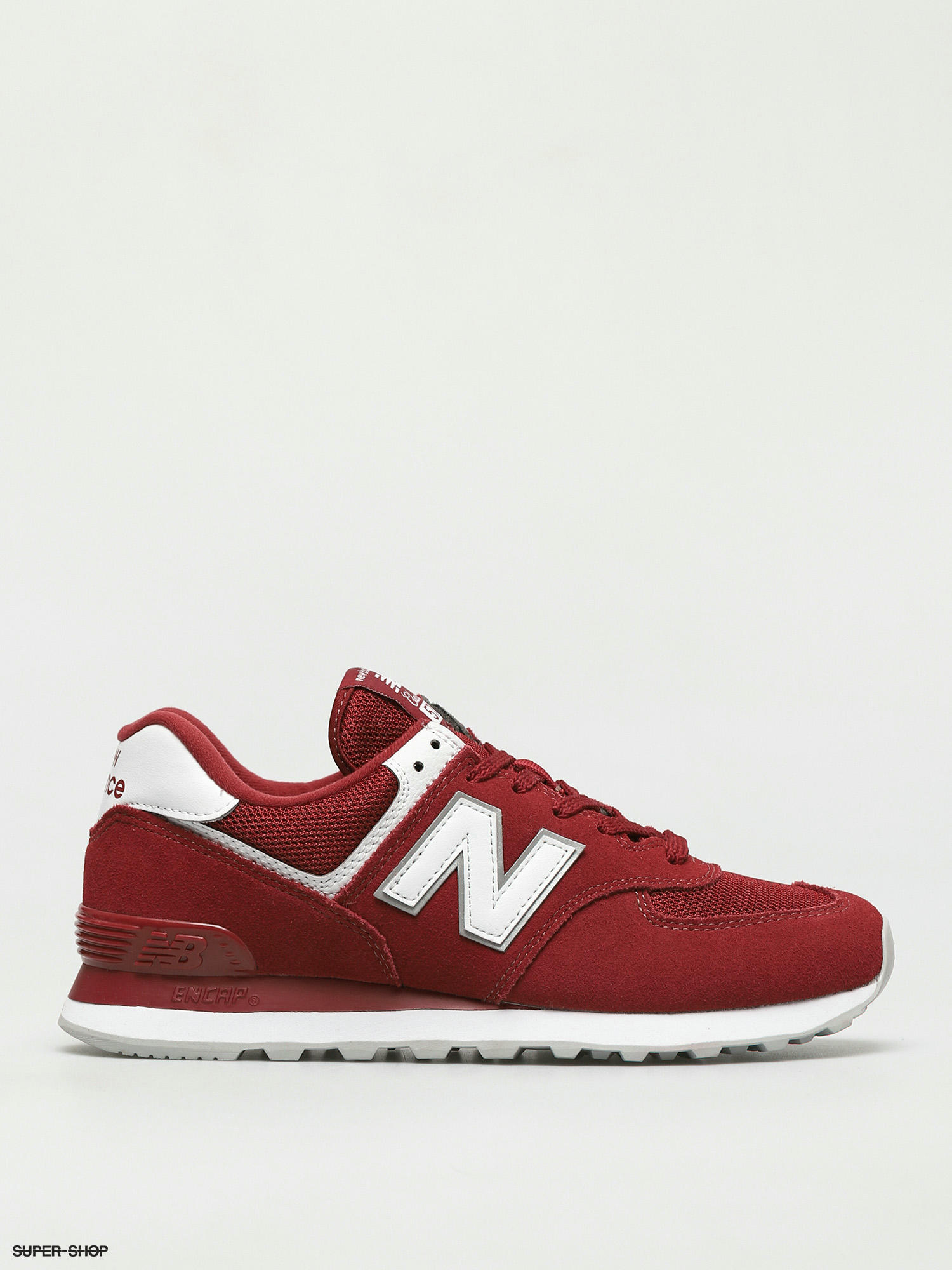 New Balance 574 Shoes (scarlet)