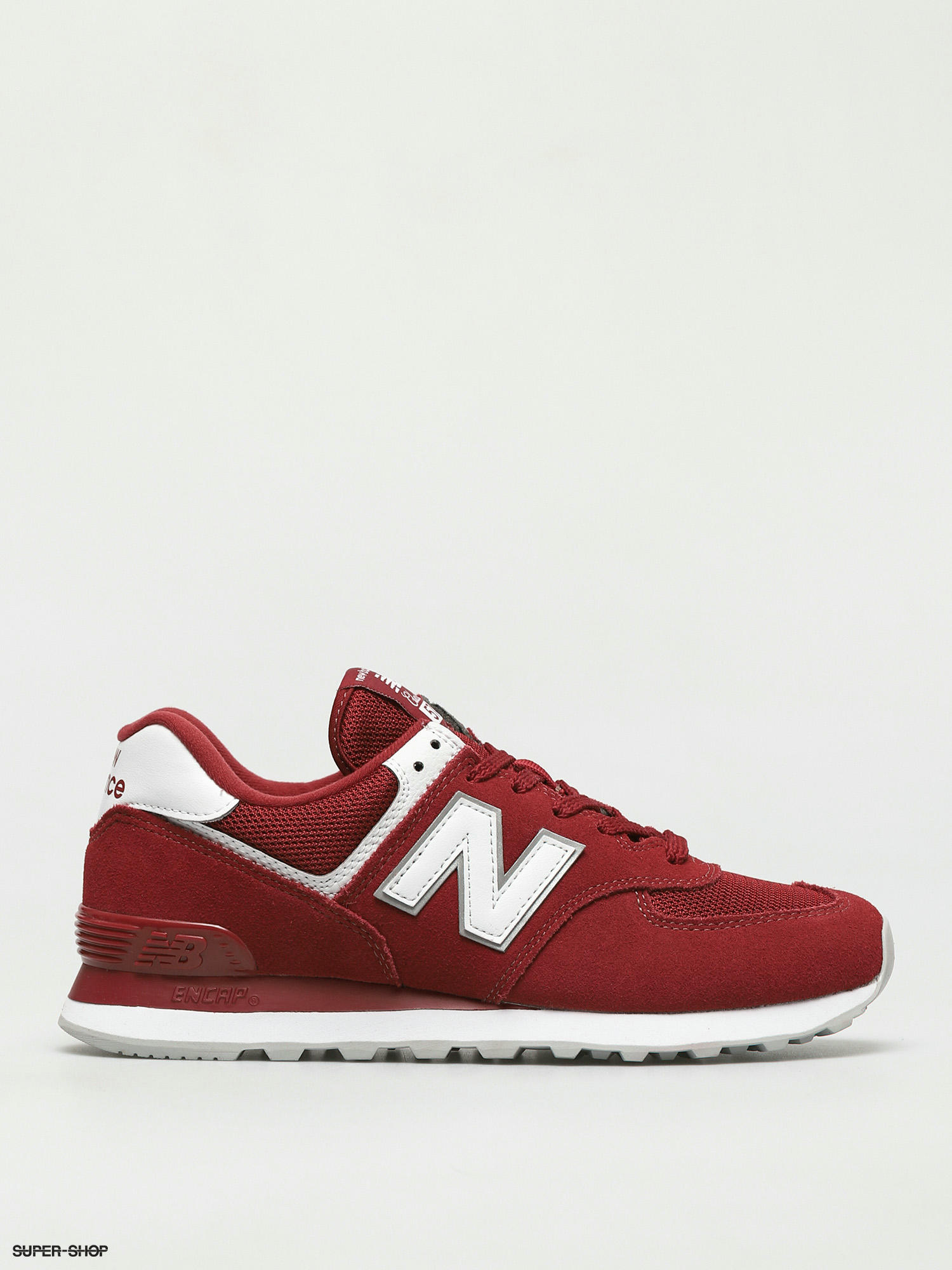 new balance 574 scarlet