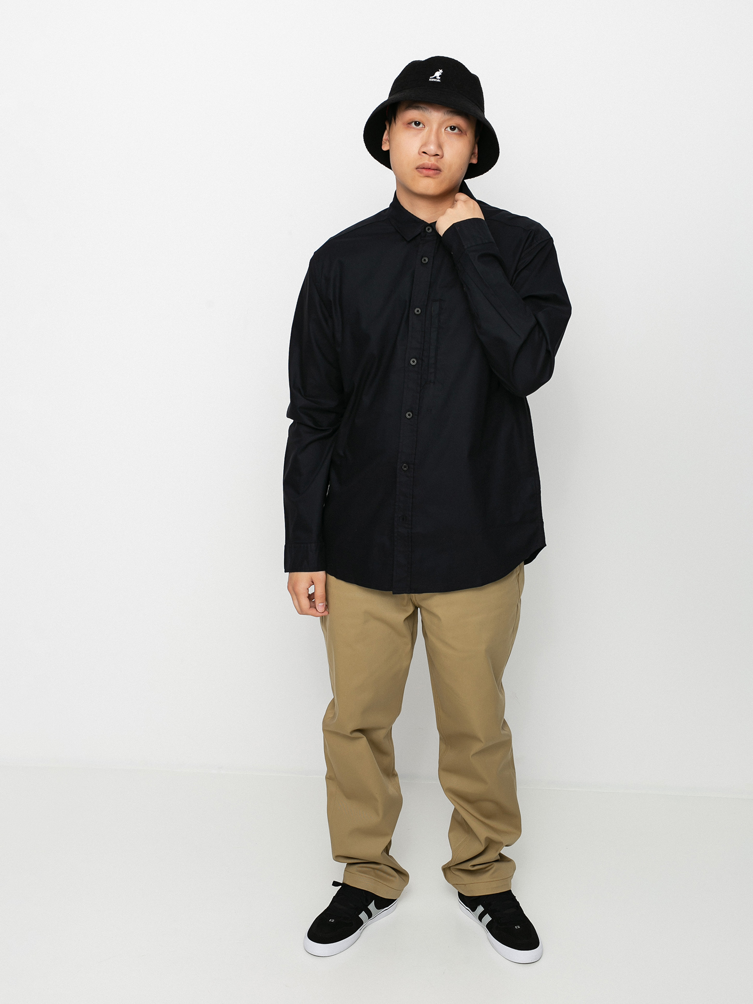 Globe Foundation Ls Shirt (black)