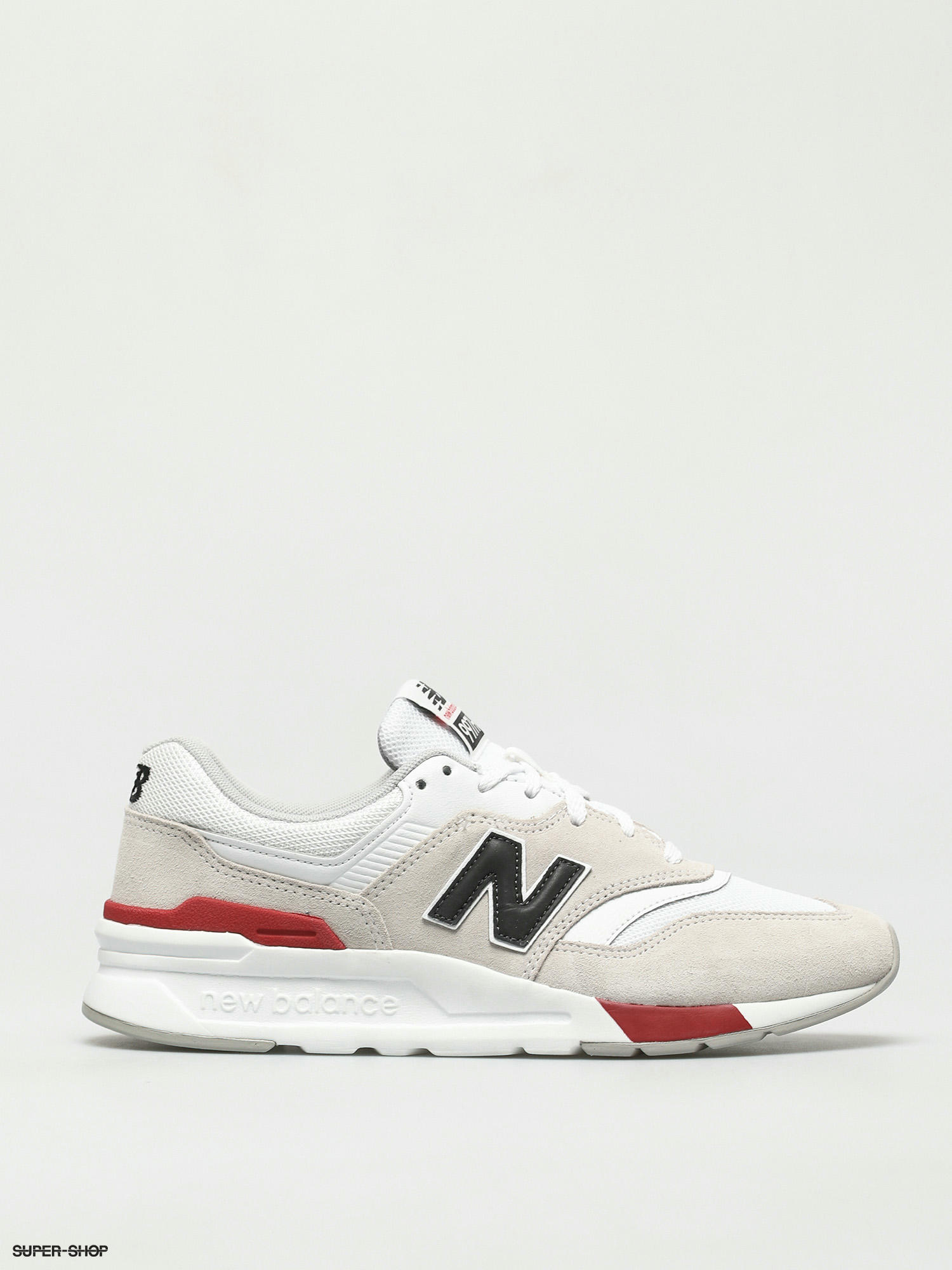 New Balance 997 Shoes (White/Red)