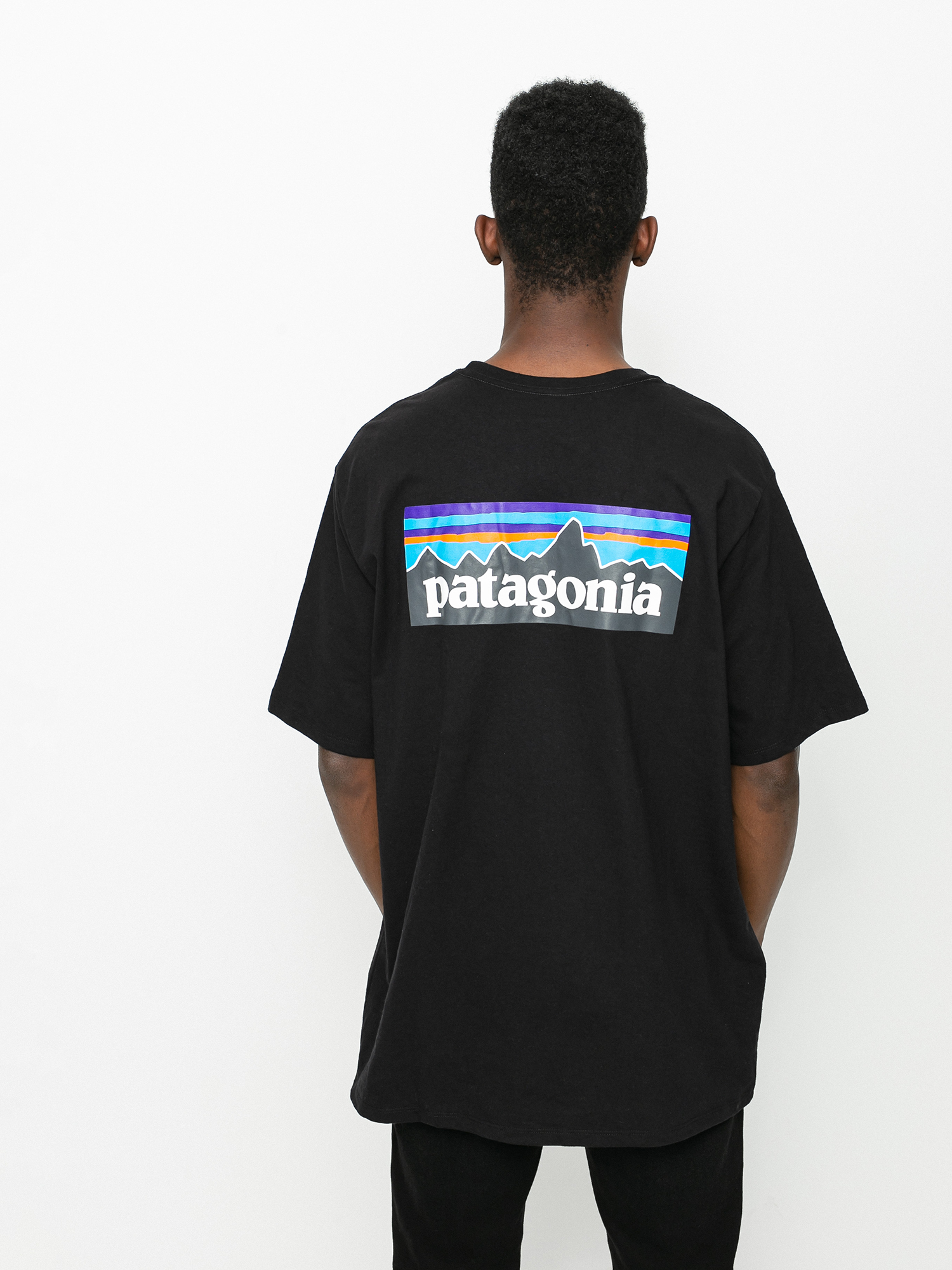 black patagonia t shirt