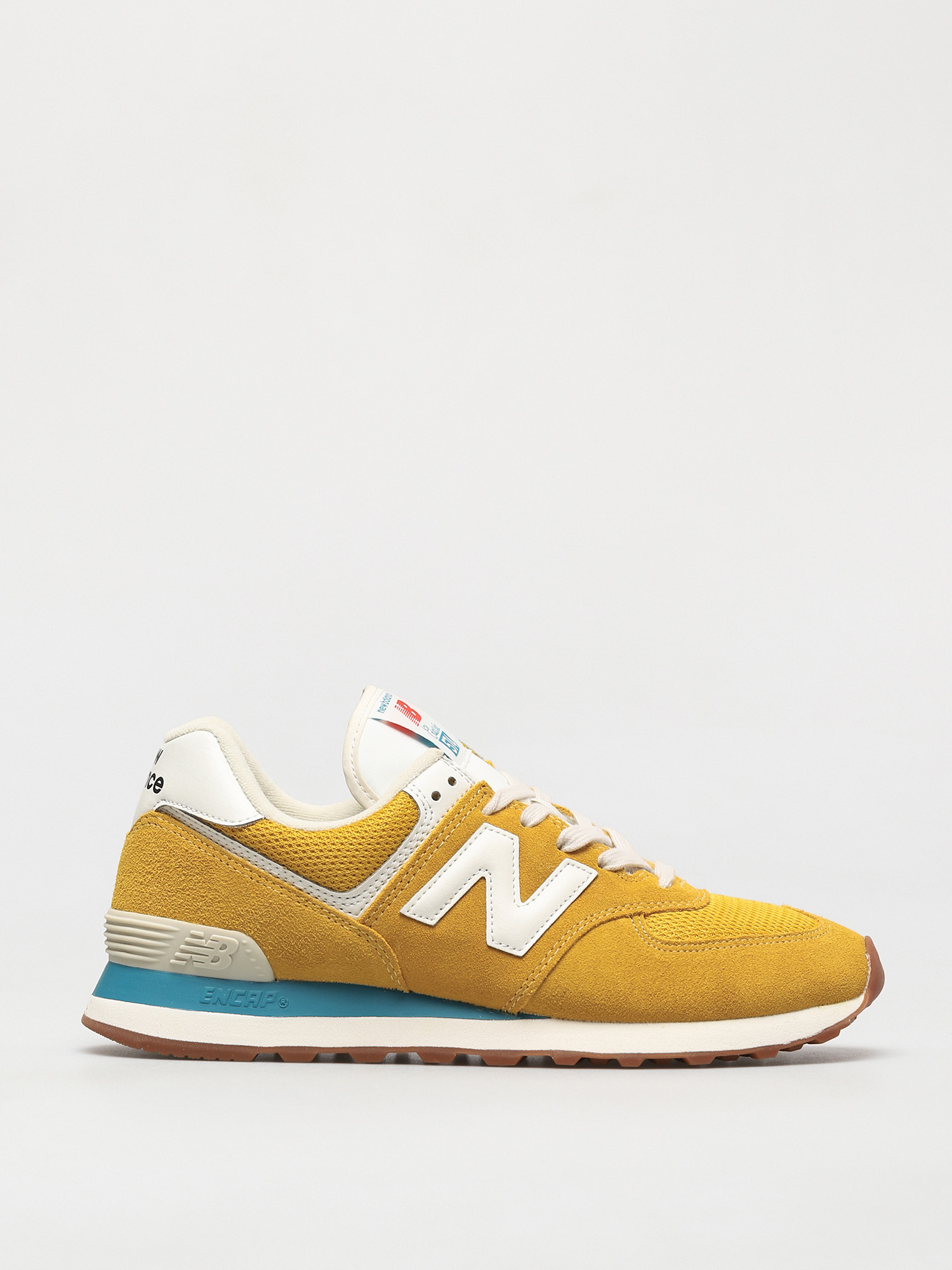 New Balance 574 Shoes yellow (varsity gold)