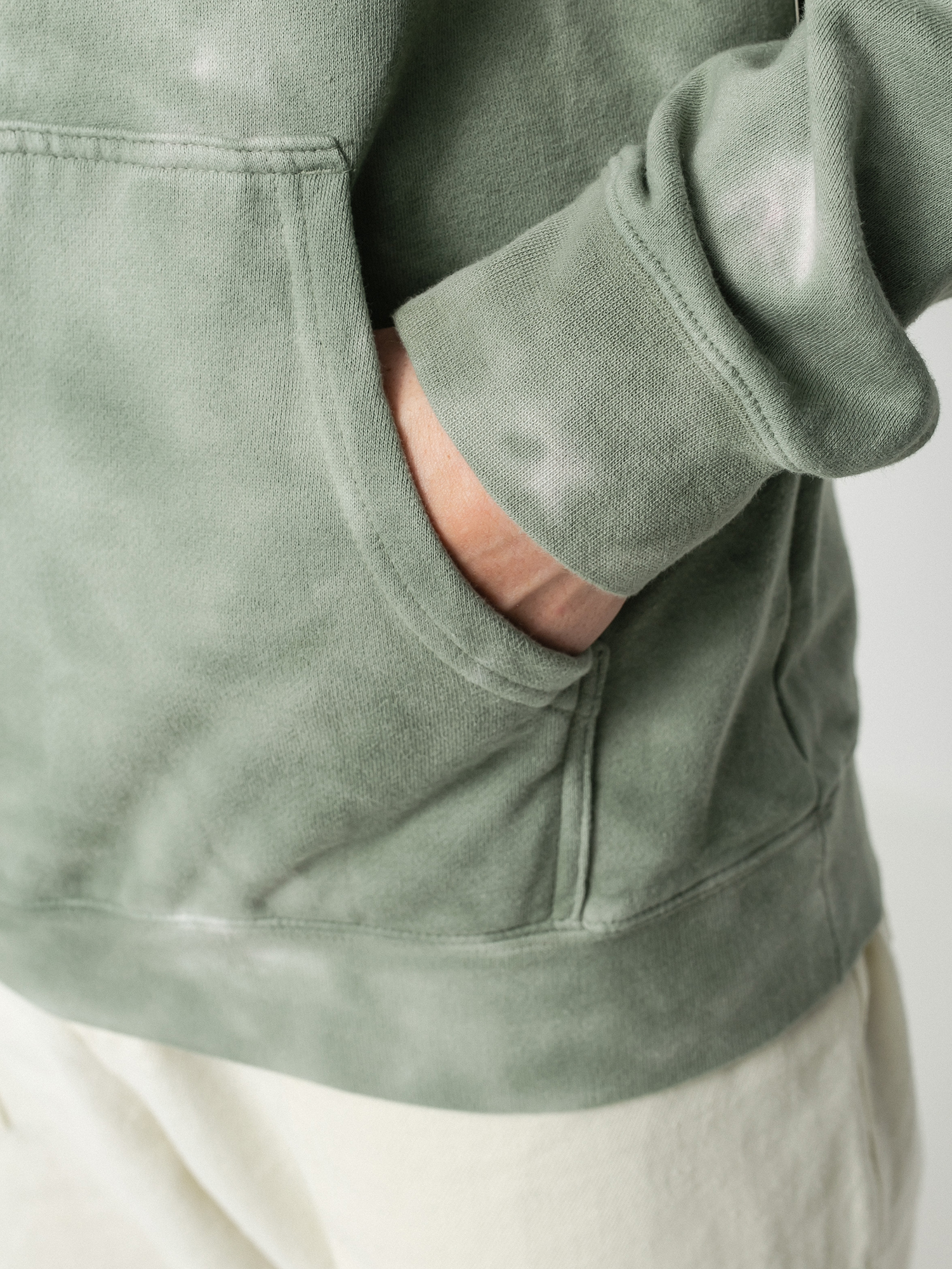 RVCA Nearby Tie Dye HD Hoodie (green)