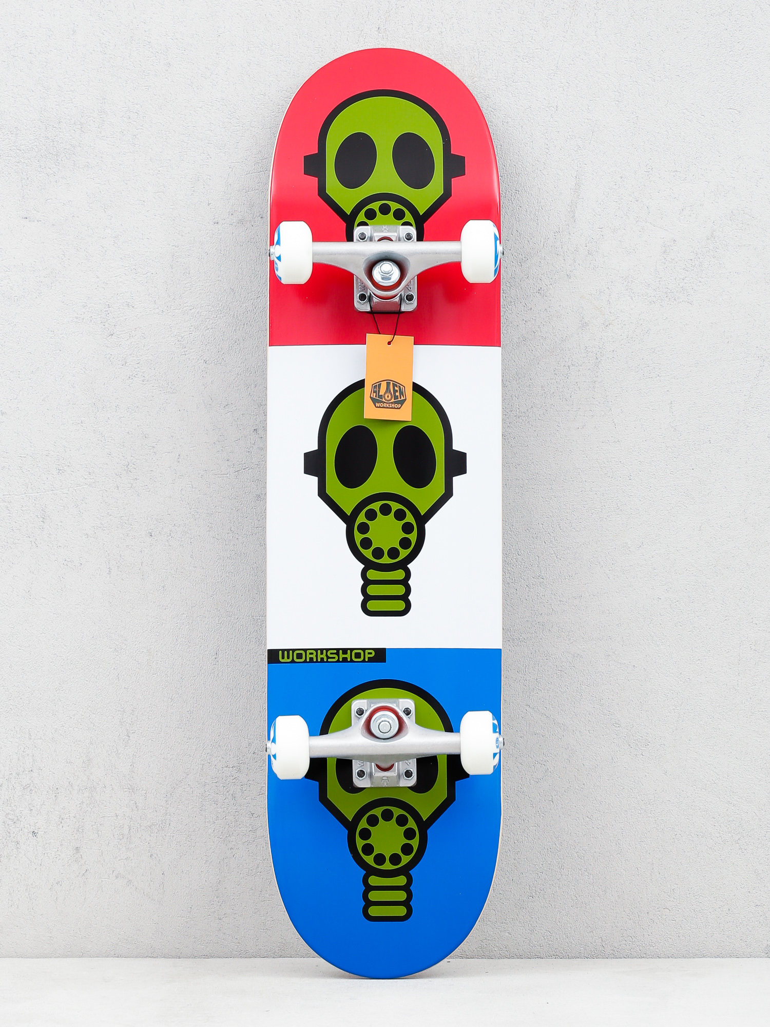 Alienworkshop Gas Mask Skateboard (red/white/blue)