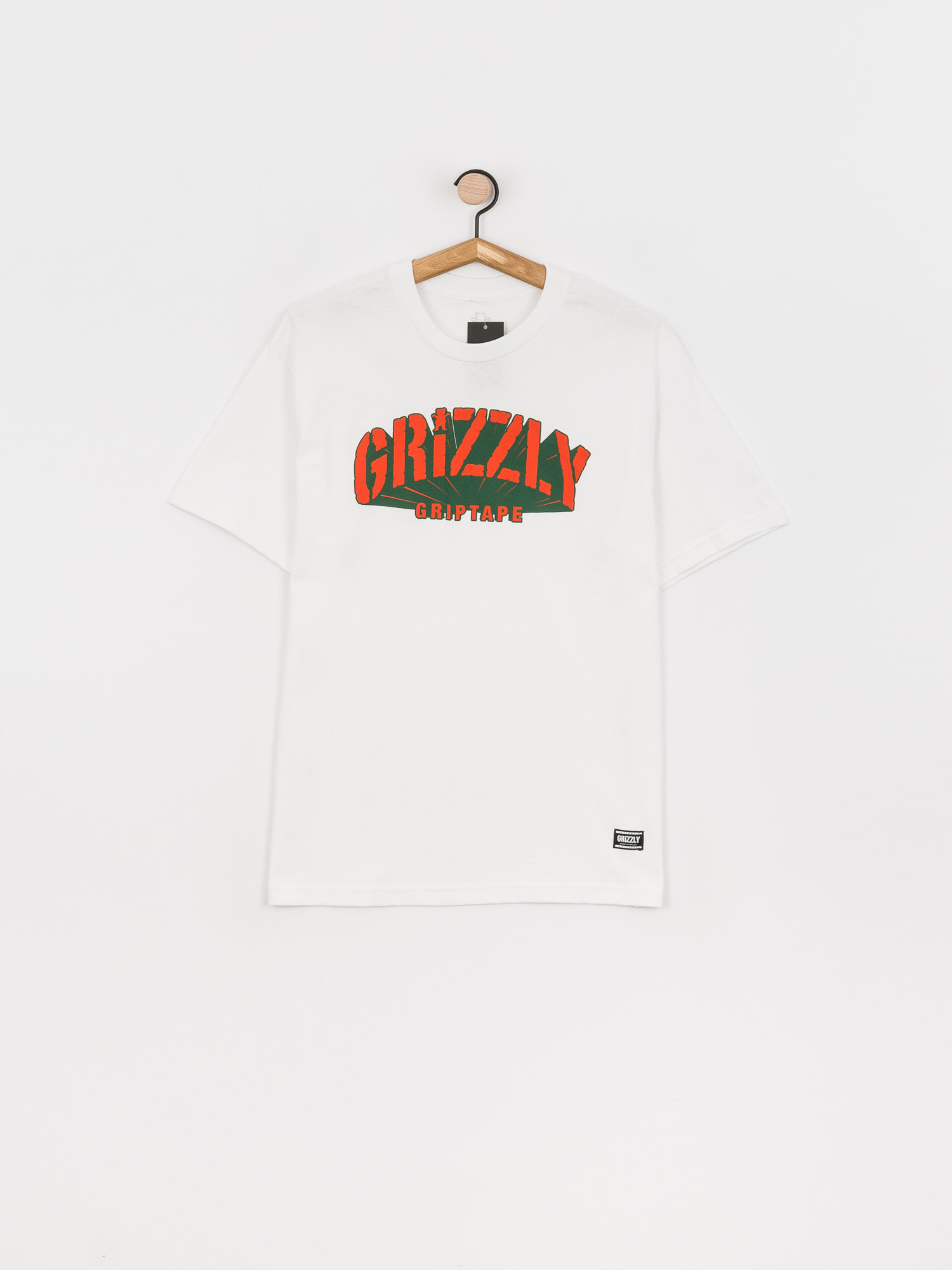 Grizzly Griptape Universidad T-Shirt (white)