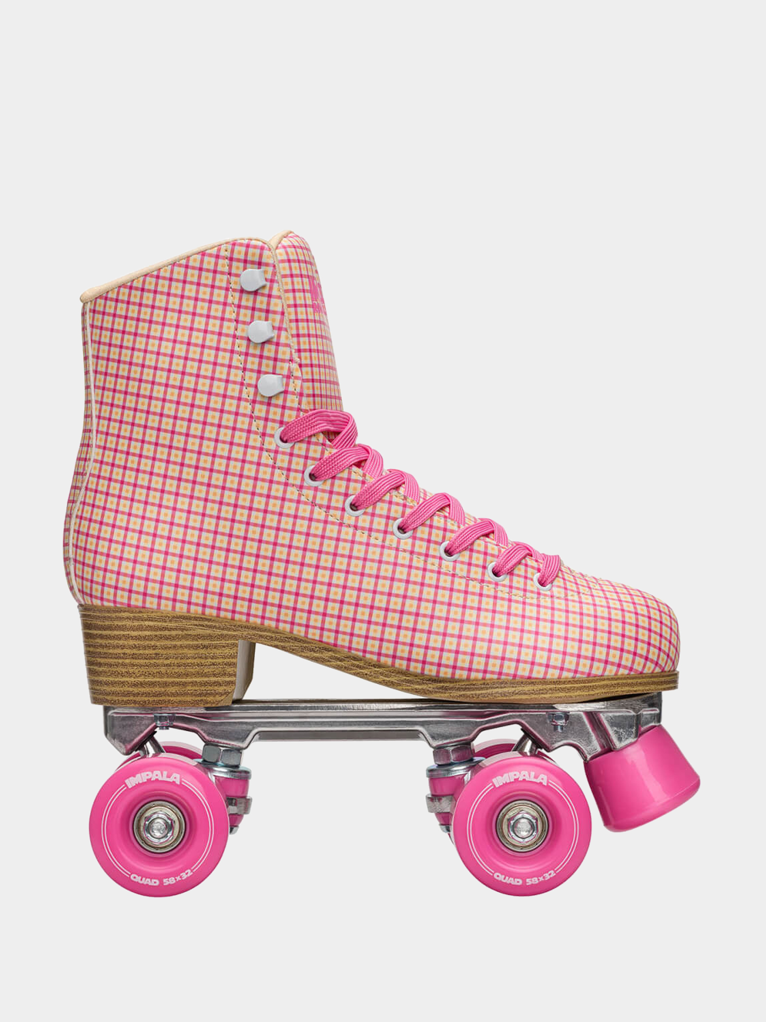 Impala Quad Skate Roller skates Wmn (pink tartan)