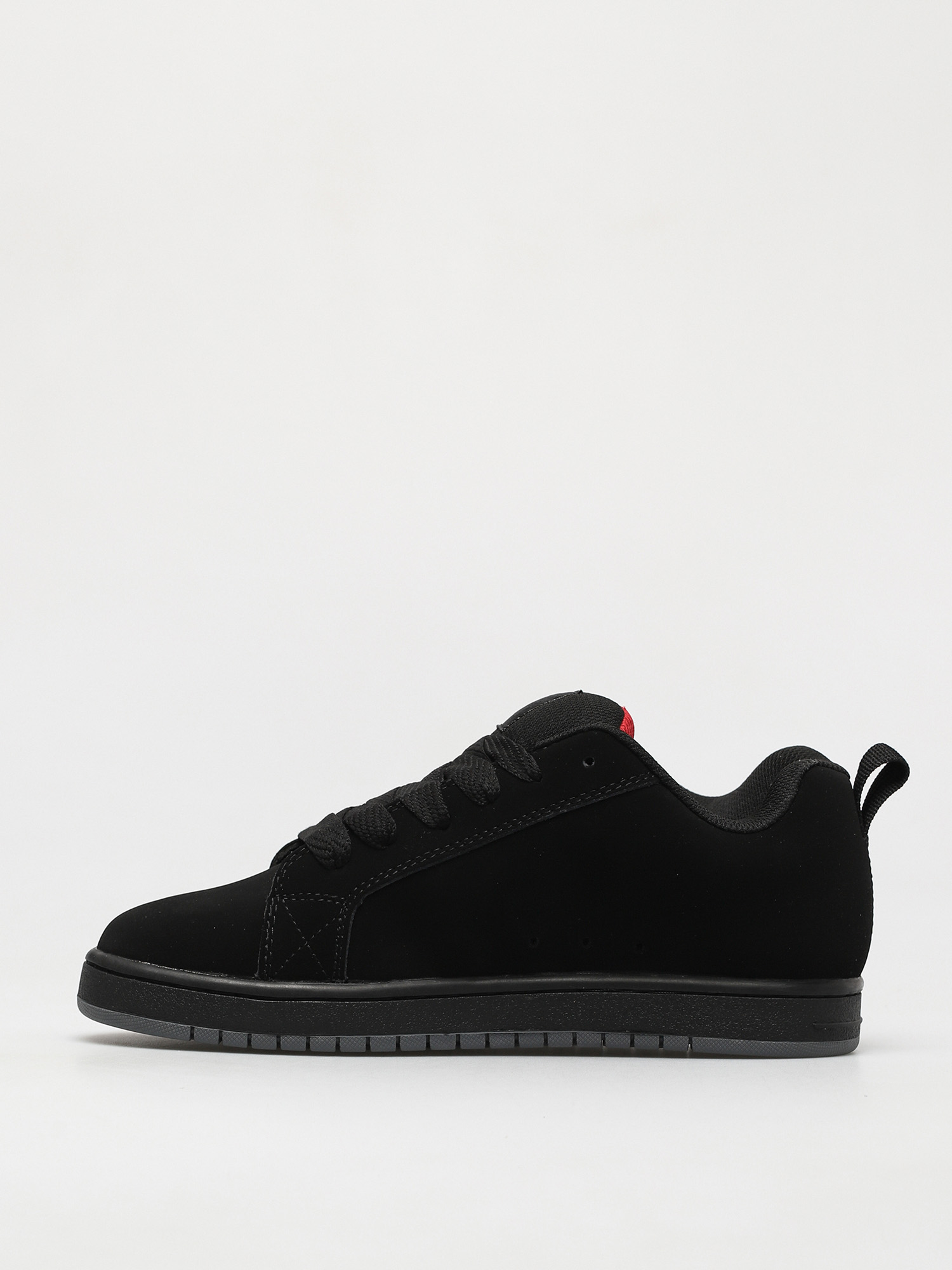 DC Court Graffik Shoes (black/red print)