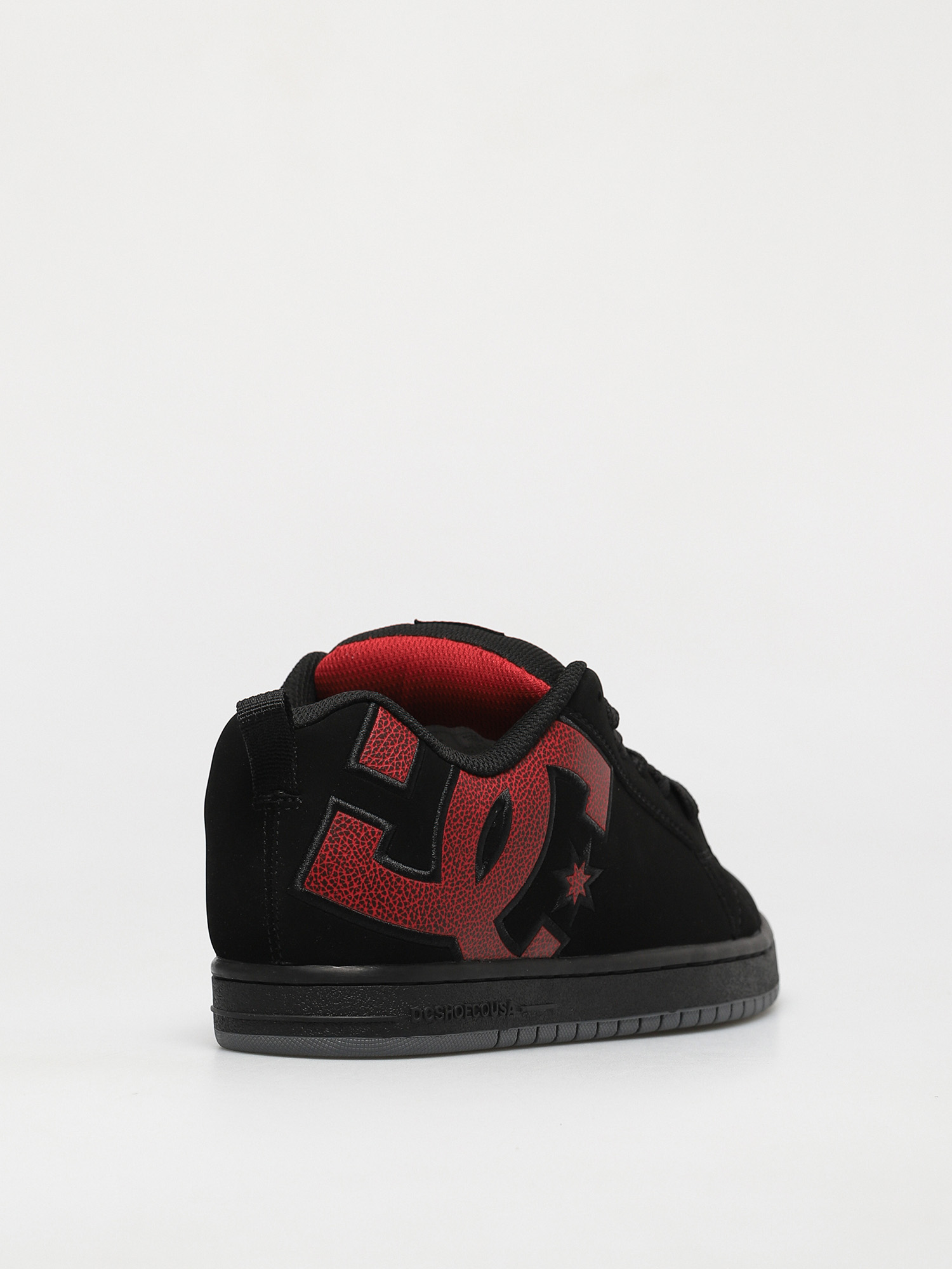DC Court Graffik Shoes (black/red print)
