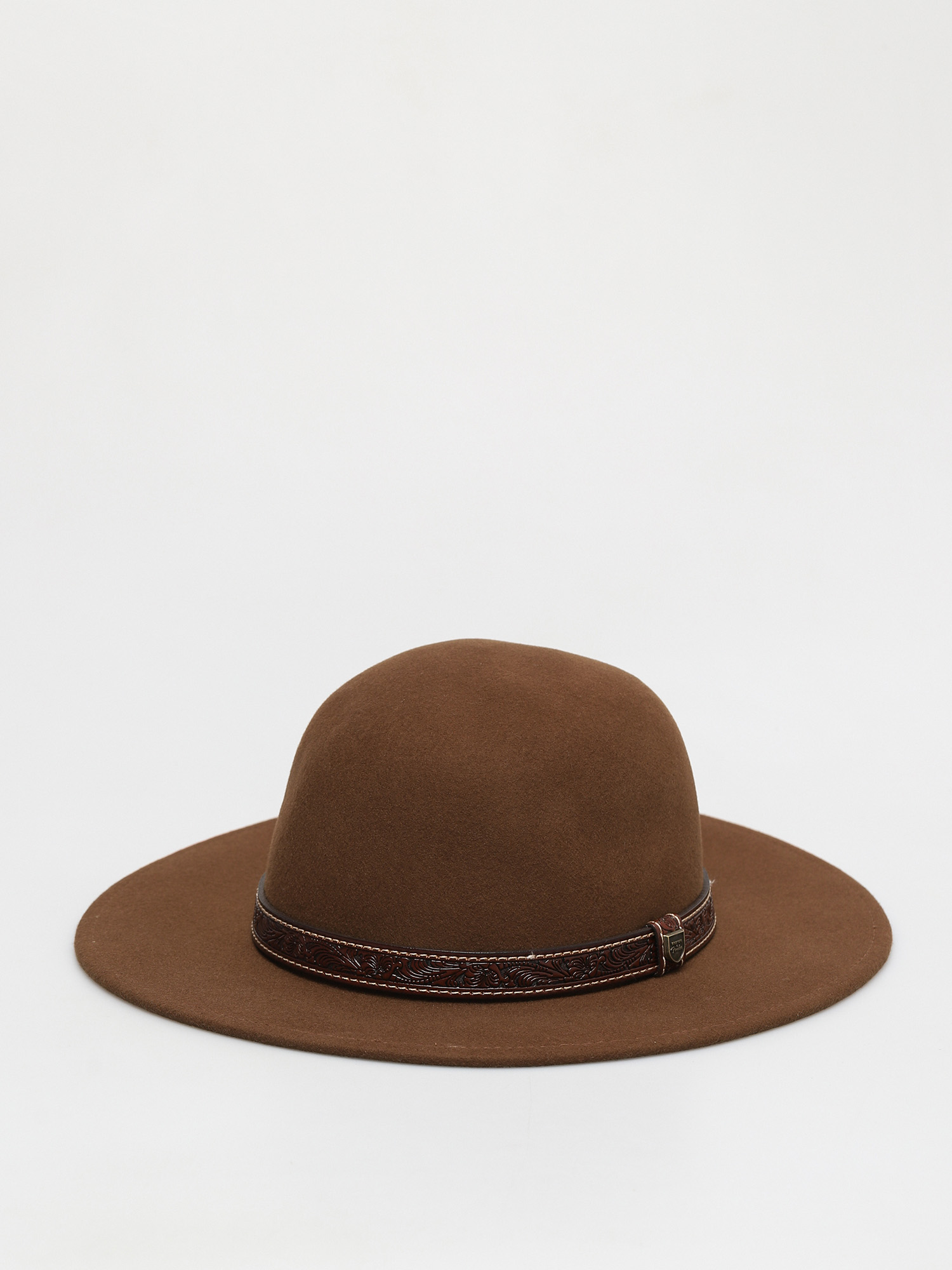 Brixton Coffee Wide Brim Hat Brixton mens Field Wide Brim Felt Hat Fedora, Black, X-Small  main image 3