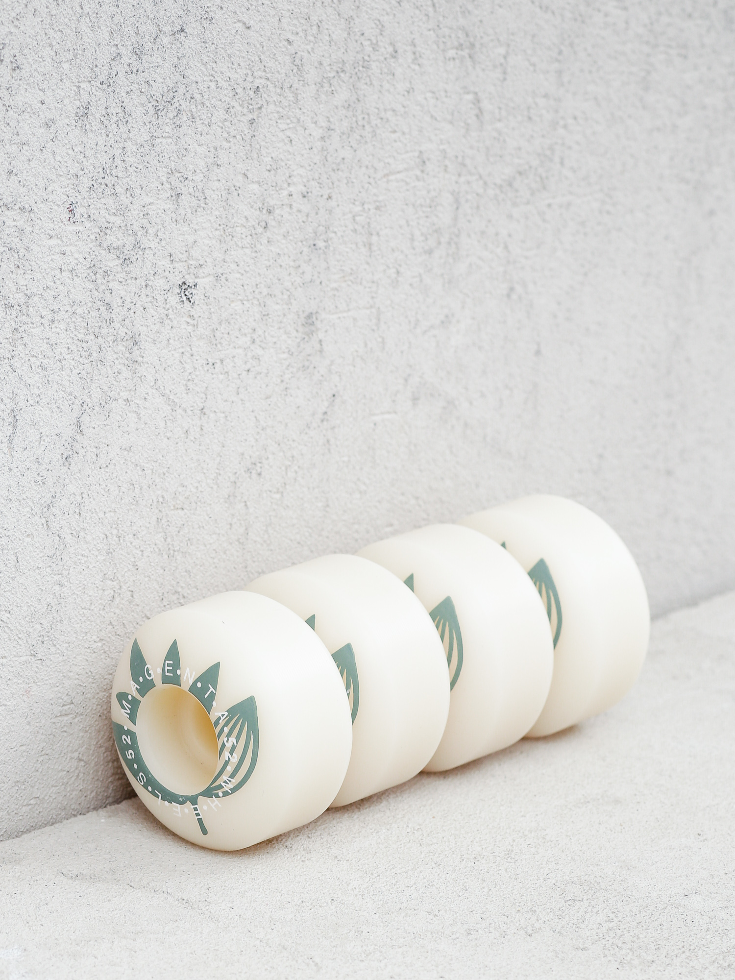 Magenta Plant Power Wheels (grey)