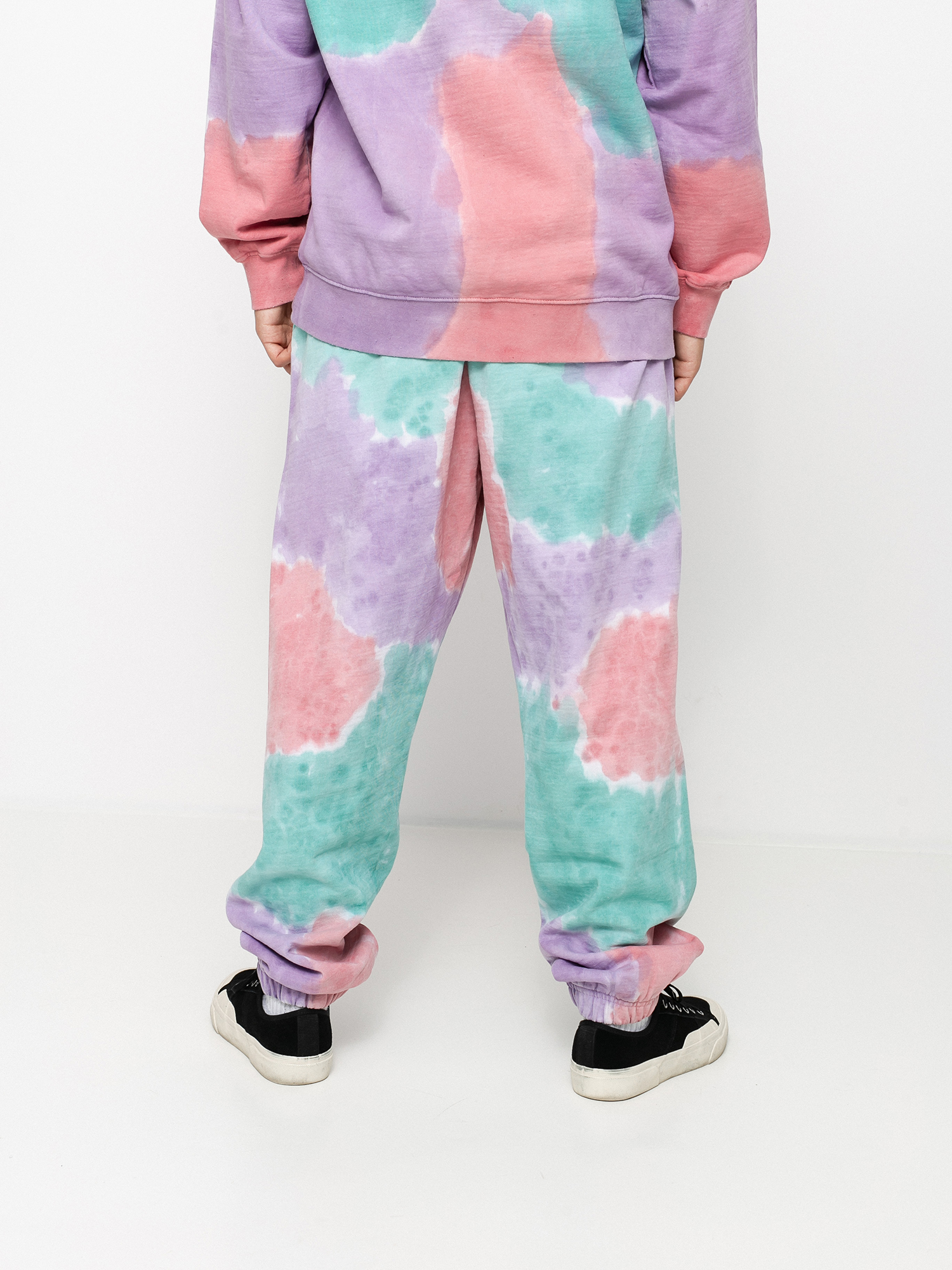 OBEY Sustainable Tie Dye Pants (purple nitro multi)