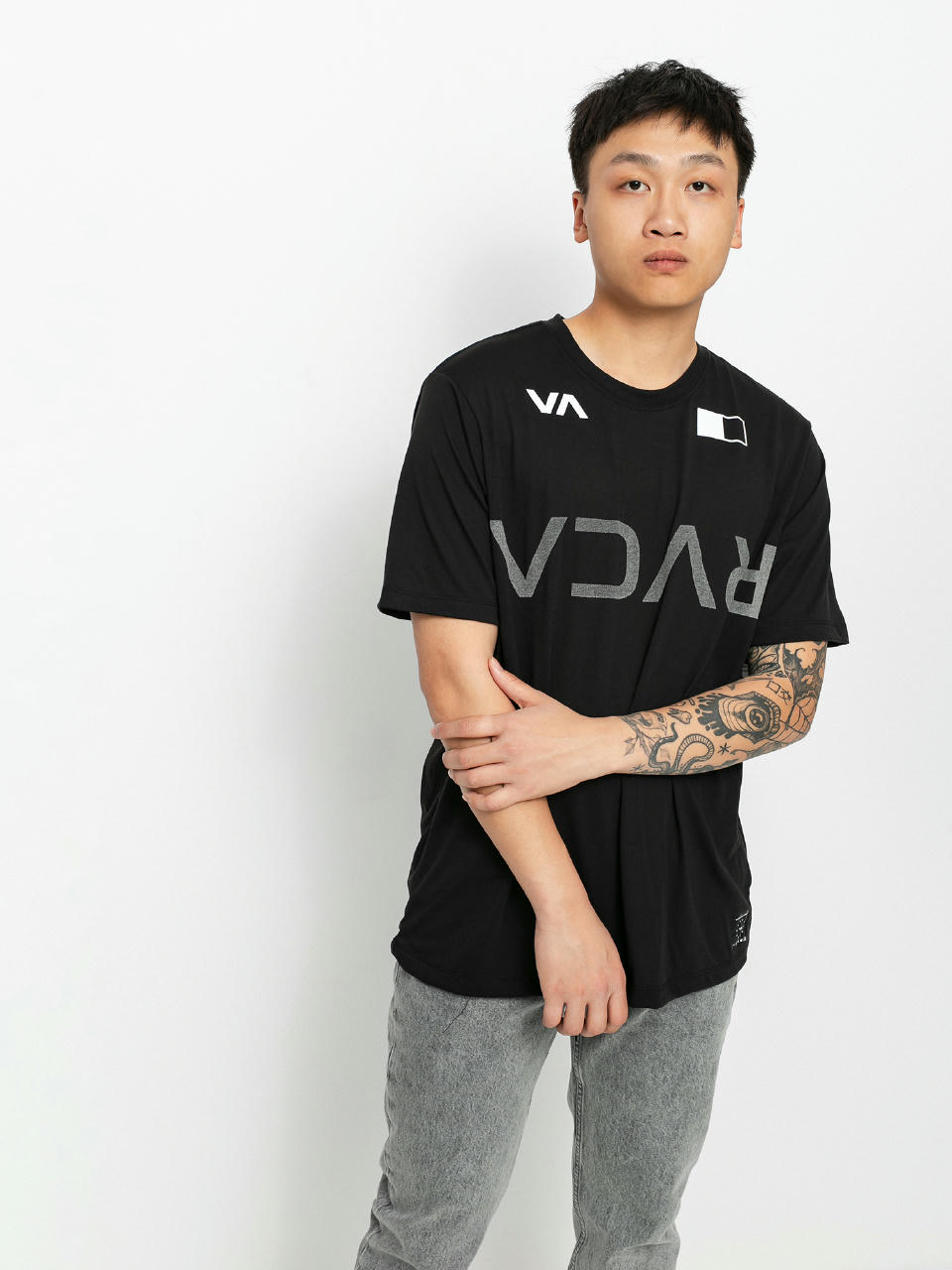 RVCA Big Rvca Banner T-shirt (black)