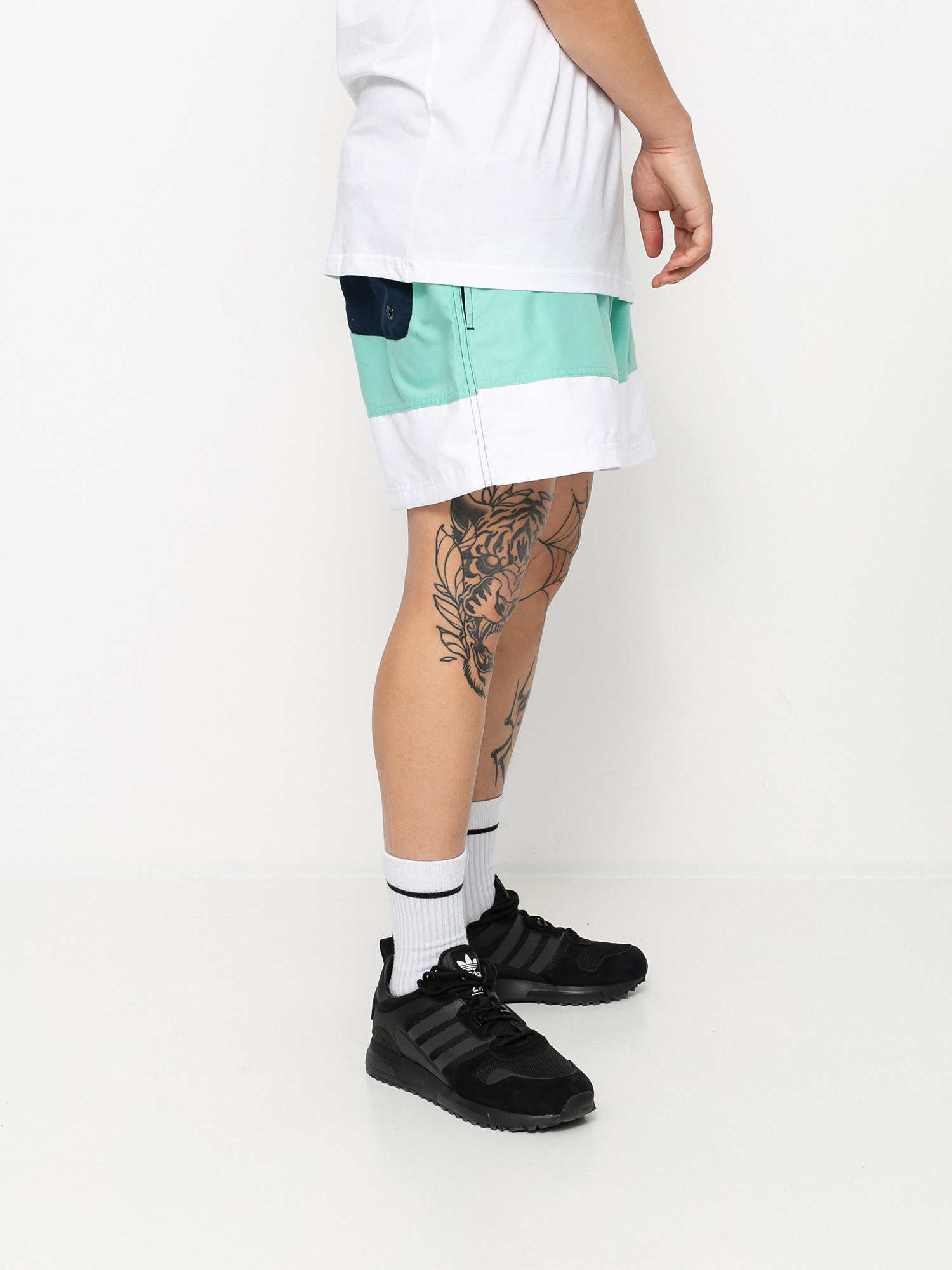 Fila Yamato Shorts (black iris/biscay green)