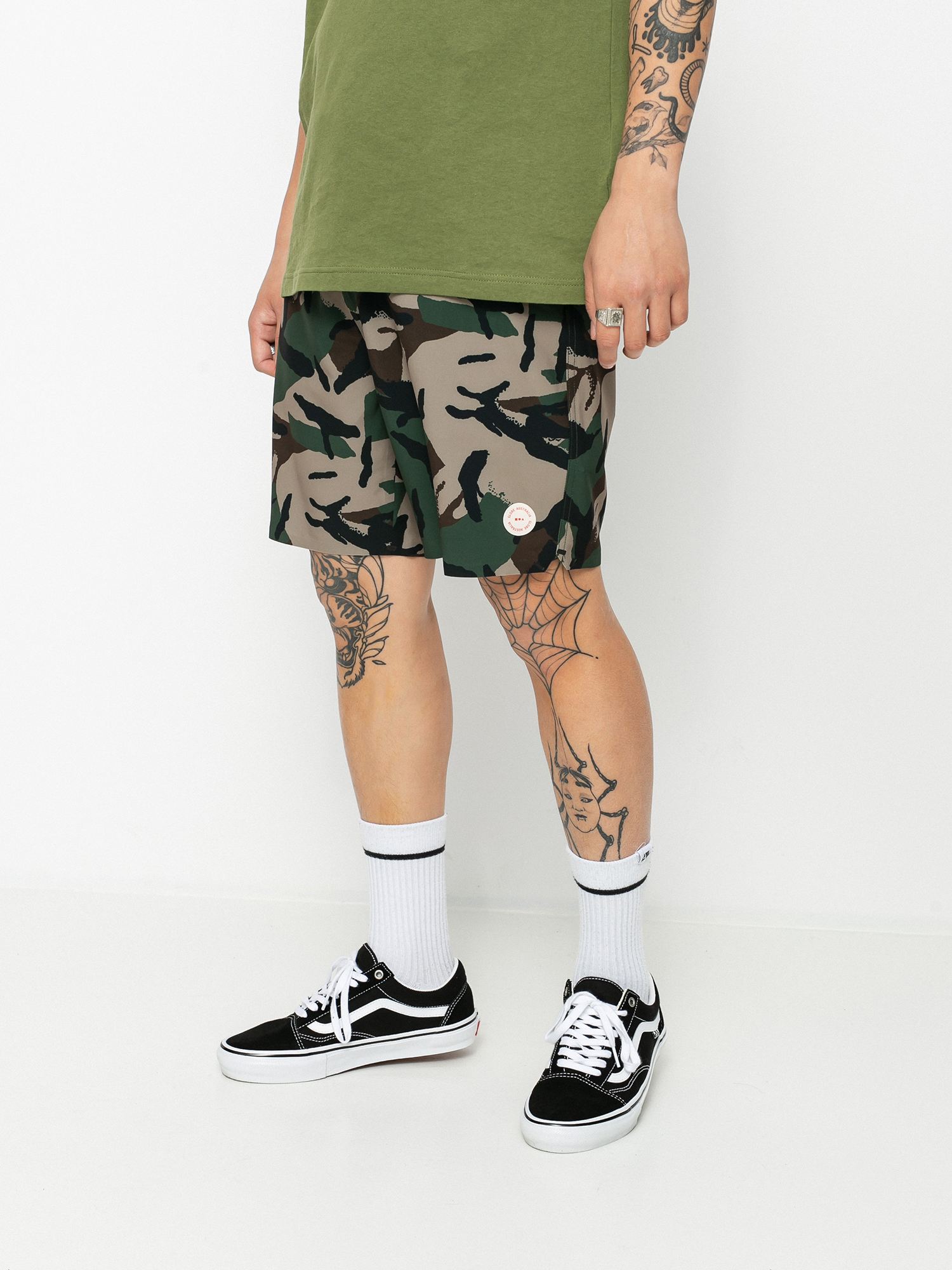 Globe Every Swell Boardshort (olive camo)