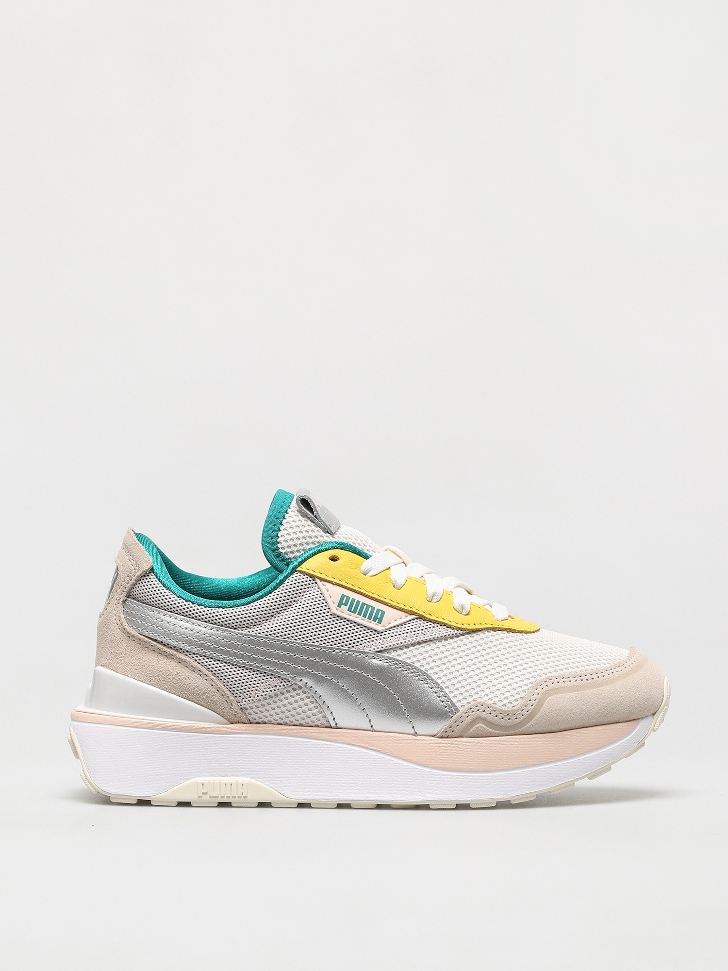 Reebok Cl Lthr Shoes Wmn Glablu Golbro Ftwwht