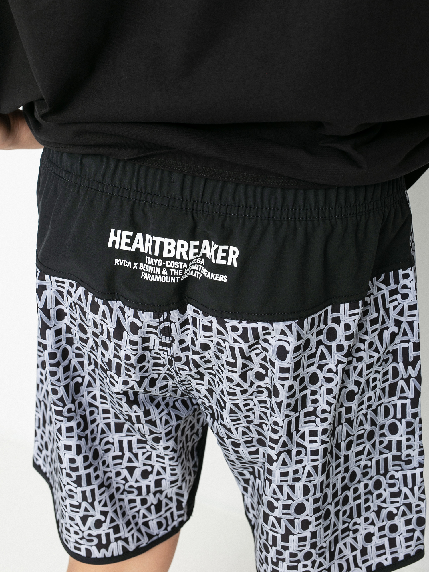 RVCA Bedwin Nogi Shorts (black print)
