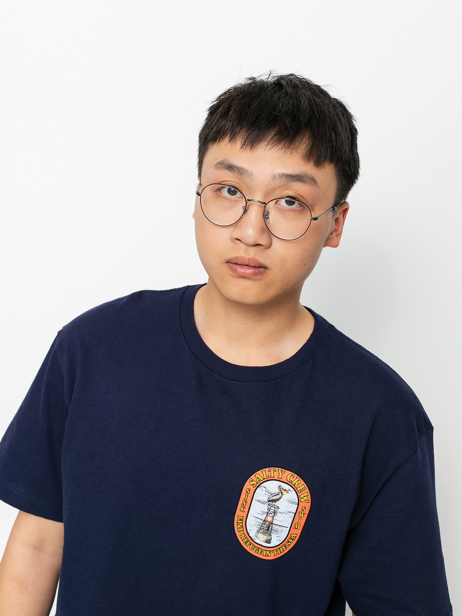 Salty Crew Perched Standard T-shirt (navy)