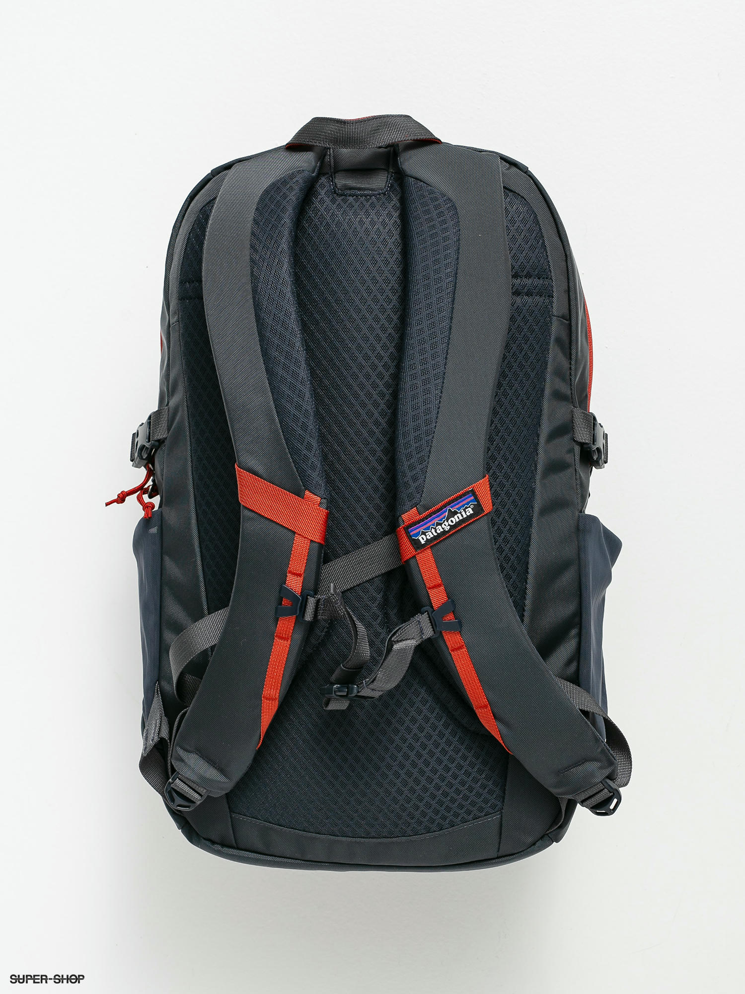 blue patagonia backpack