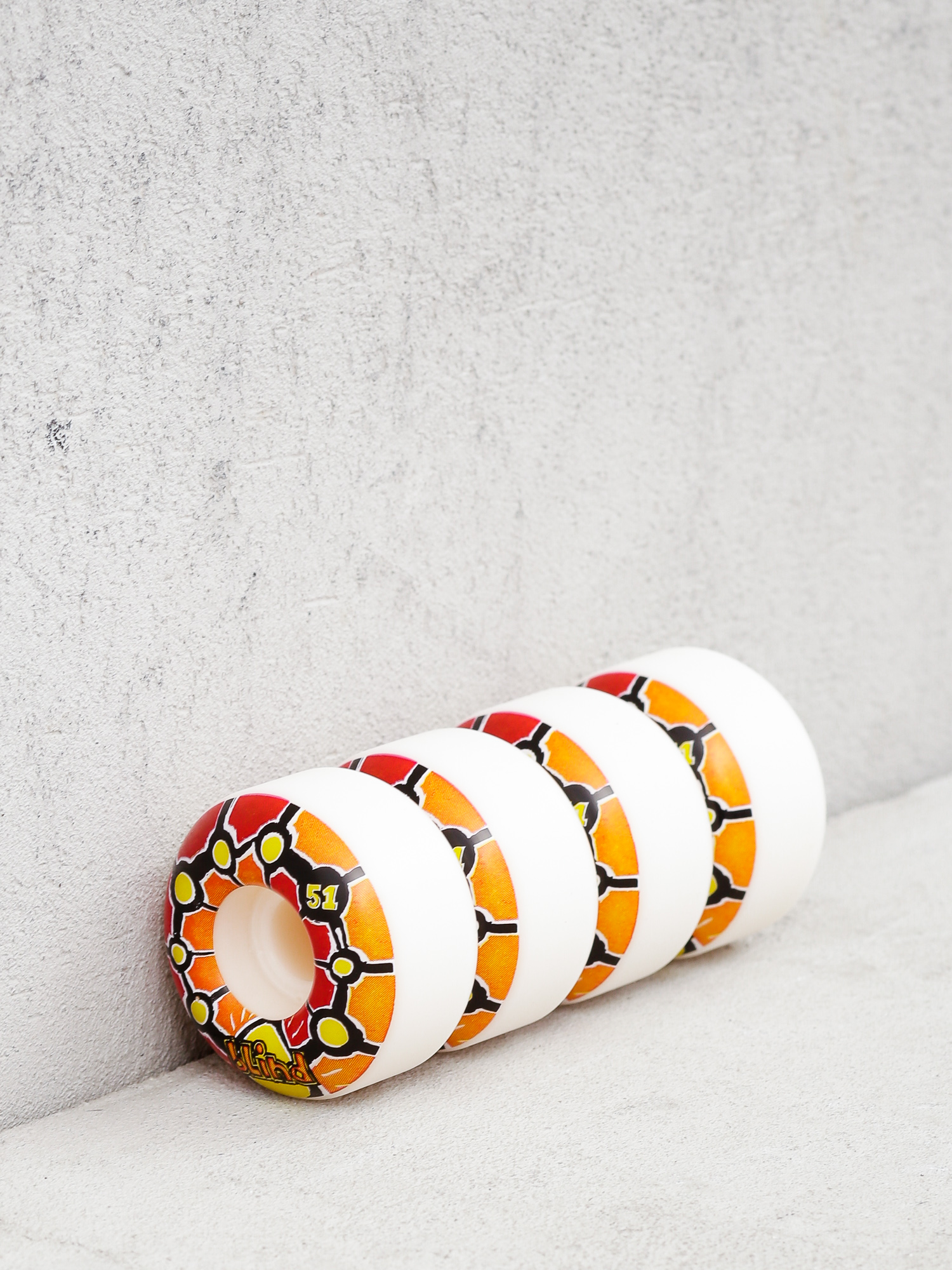 Blind Round Space V2 Rollen (red/orange)